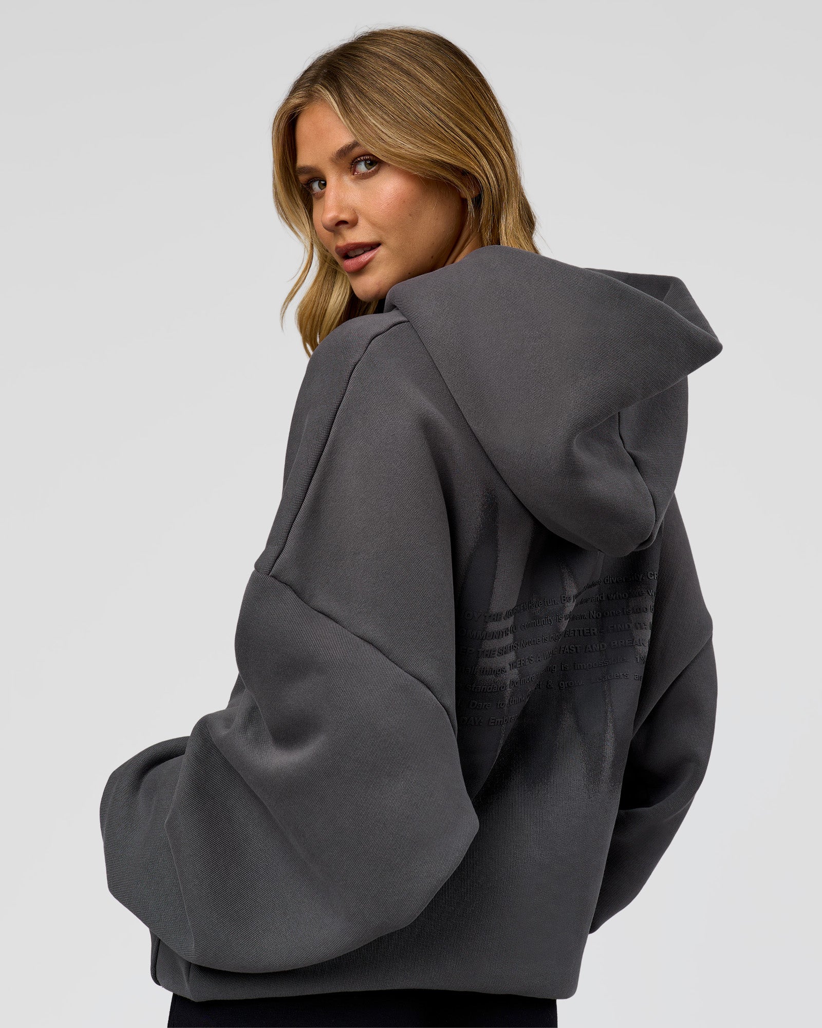 Memory In Motion Ultra Heavyweight Washed Hoodie - Dark Storm Washed - Image 4
