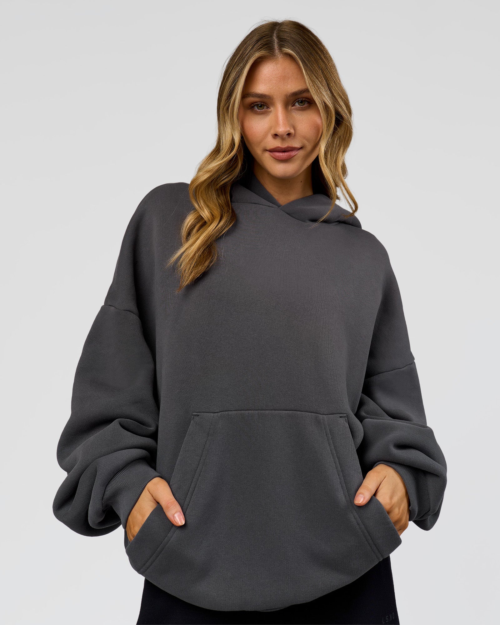 Memory In Motion Ultra Heavyweight Washed Hoodie - Dark Storm Washed - Image 5