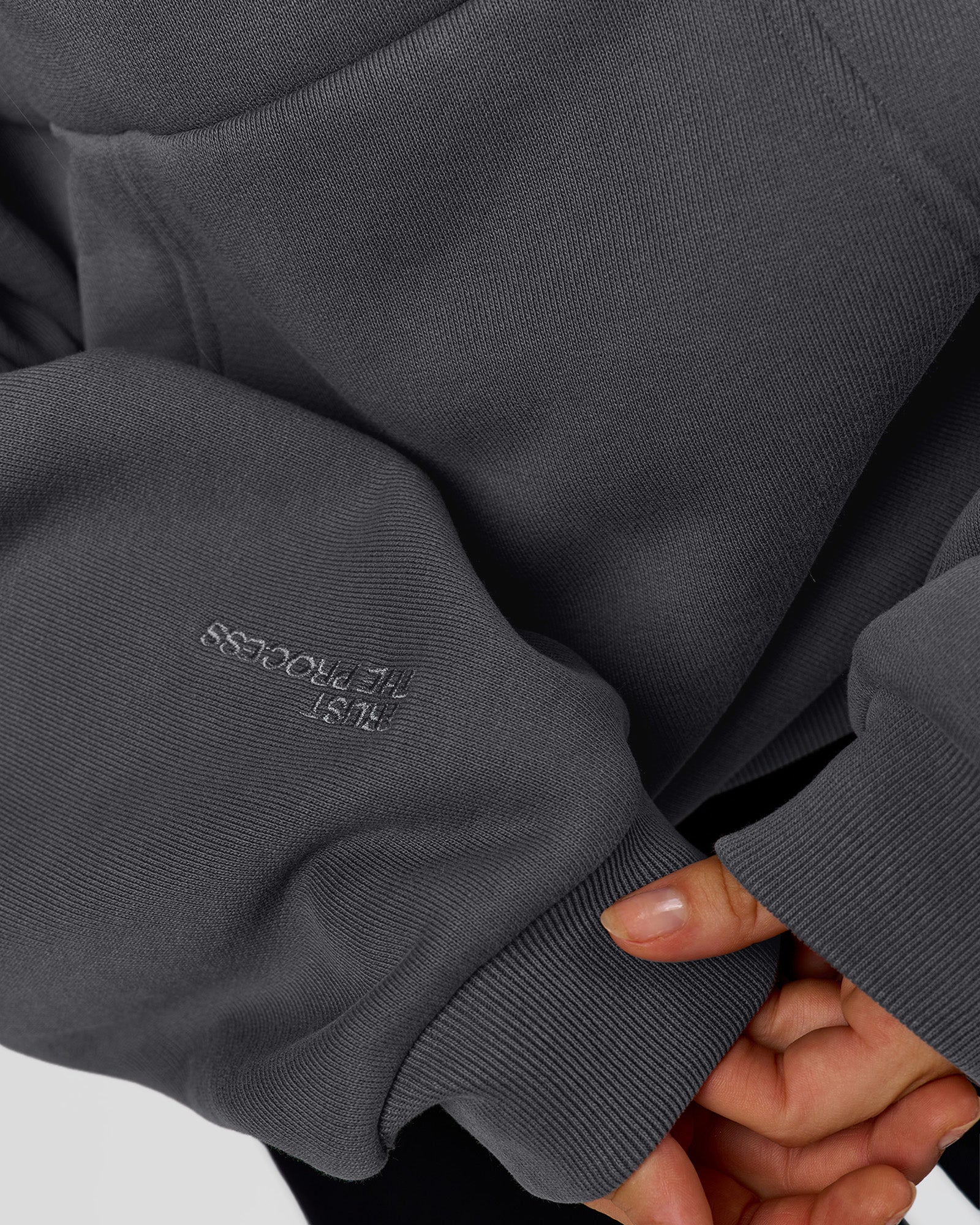 Memory In Motion Ultra Heavyweight Washed Hoodie - Dark Storm Washed - Image 8