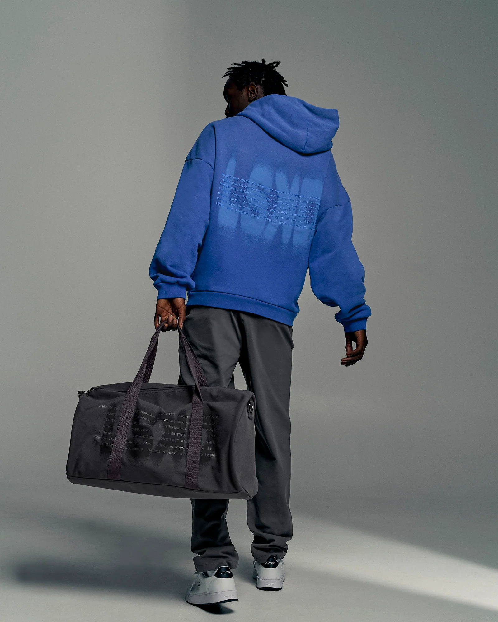 Memory In Motion Ultra Heavyweight Washed Hoodie - Electric Indigo Washed - Image 7