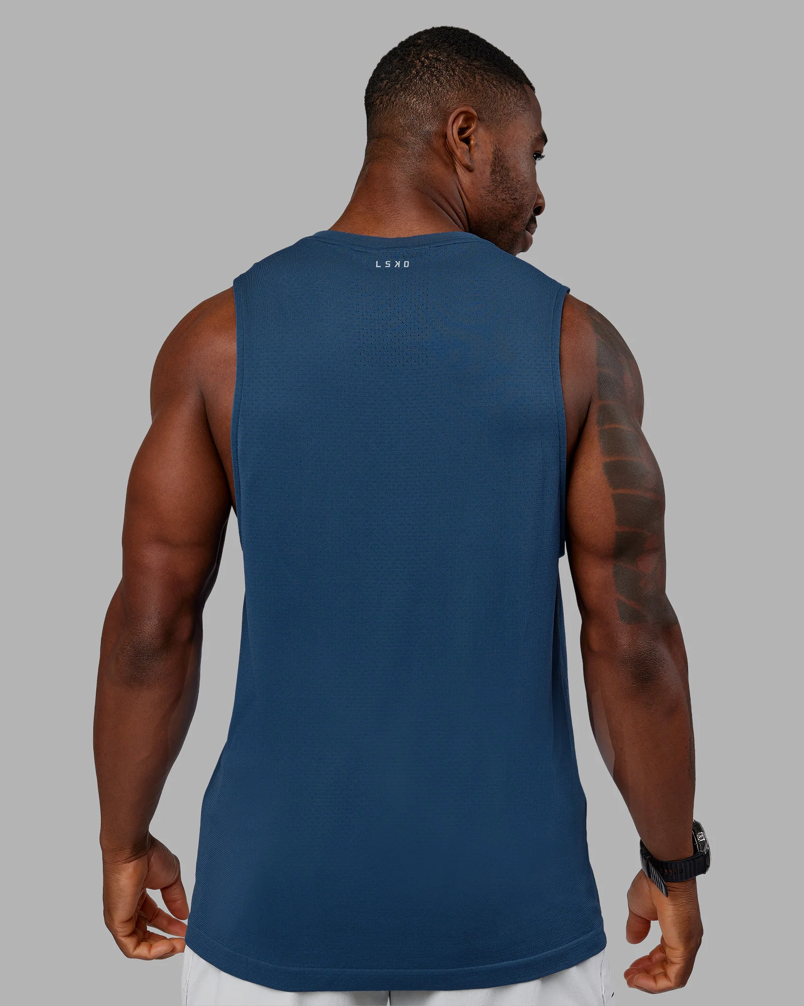 AeroFLX+ Seamless Muscle Tank - Indigo - Image 3