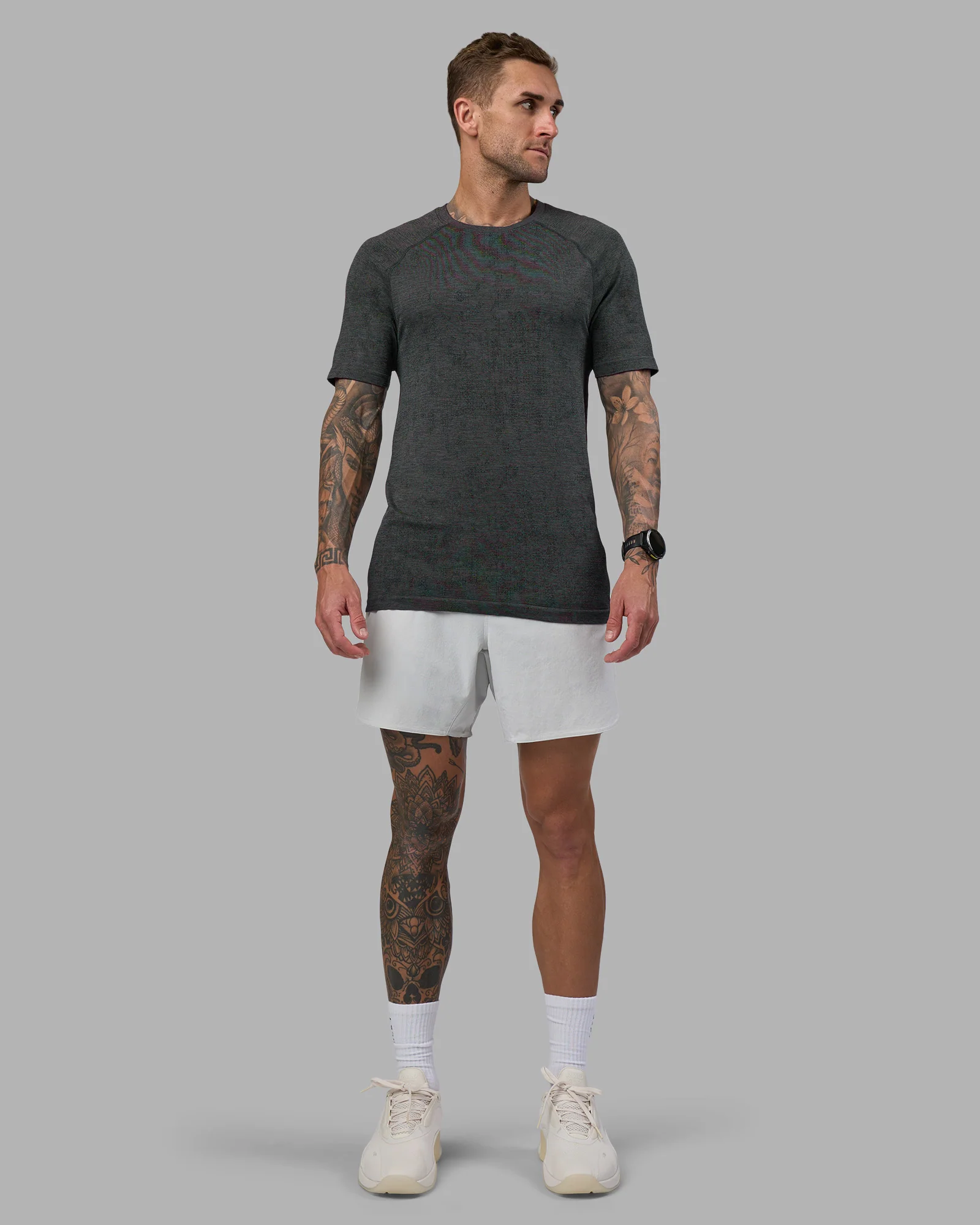 AeroFLX+ Seamless Tee - Black Camo-Graphite - Image 5