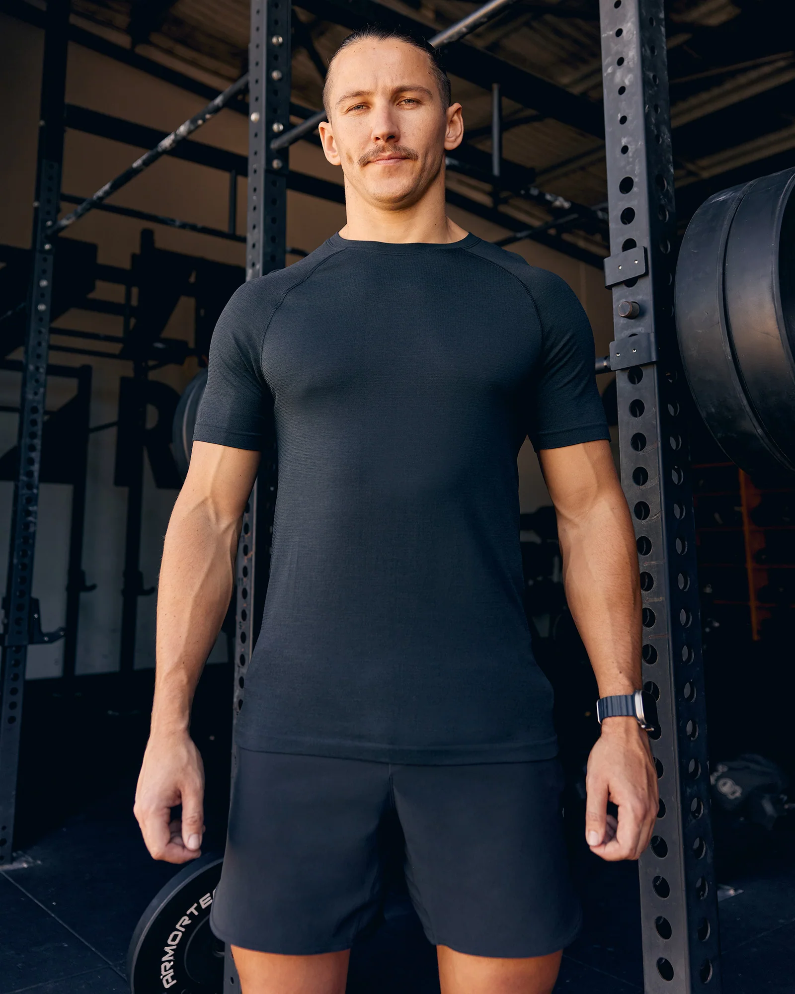AeroFLX+ Seamless Tee - Black Marl - Image 3