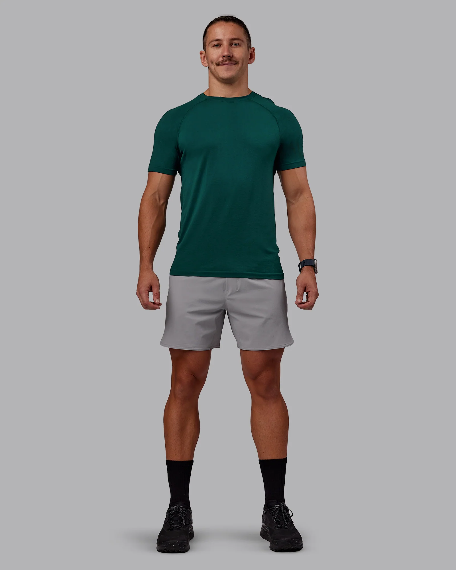 AeroFLX+ Seamless Tee - Dark Moss/Dark Moss - Image 5