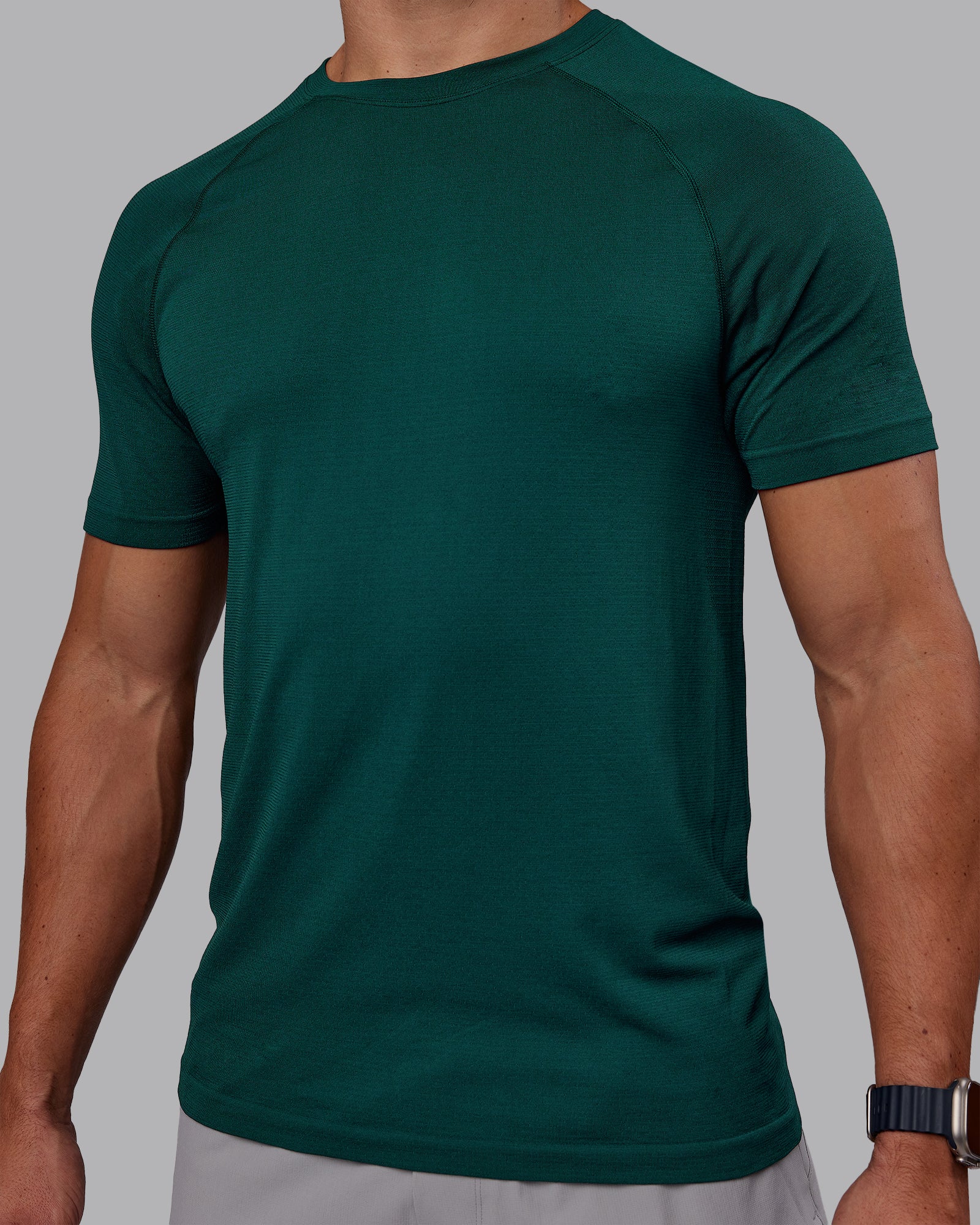 AeroFLX+ Seamless Tee - Dark Moss/Dark Moss - Image 7
