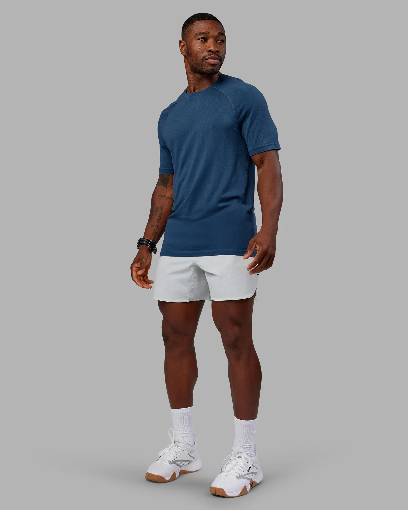 AeroFLX+ Seamless Tee - Indigo/Indigo - Image 2