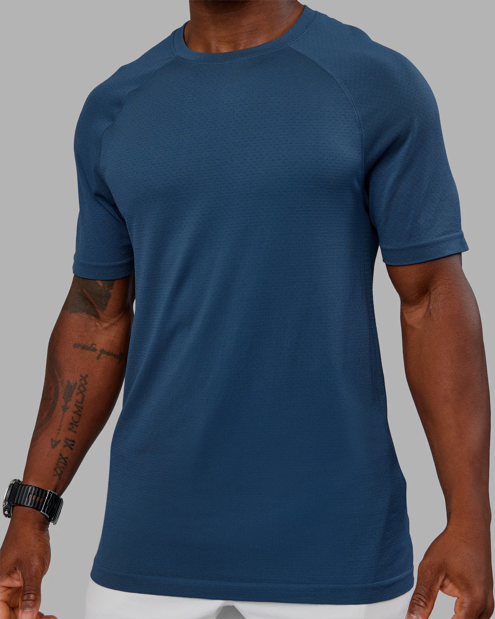 AeroFLX+ Seamless Tee - Indigo/Indigo - Image 3