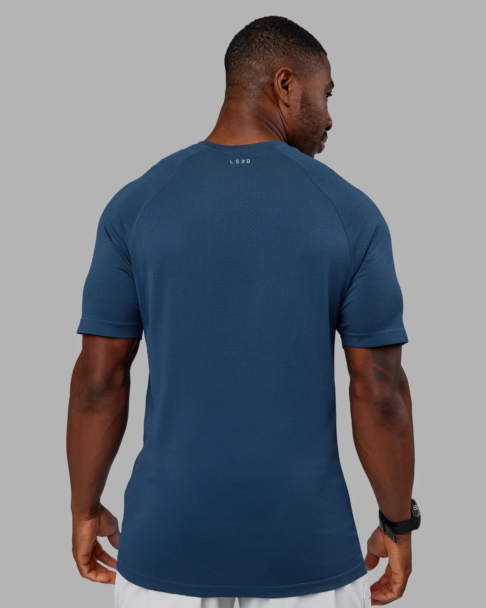AeroFLX+ Seamless Tee - Indigo/Indigo - Image 4