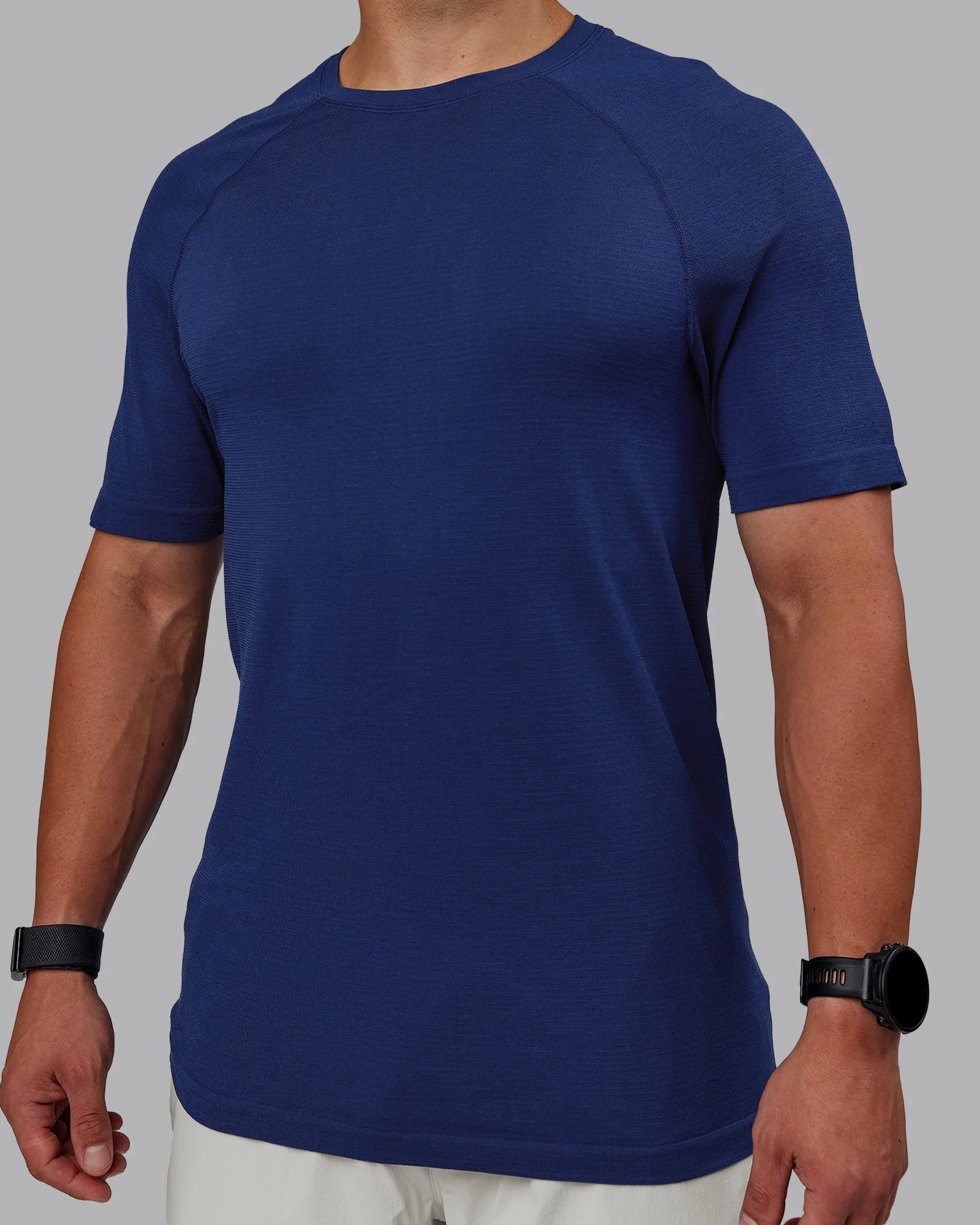 AeroFLX+ Seamless Tee - Midnight Blue/Midnight Blue - Image 3