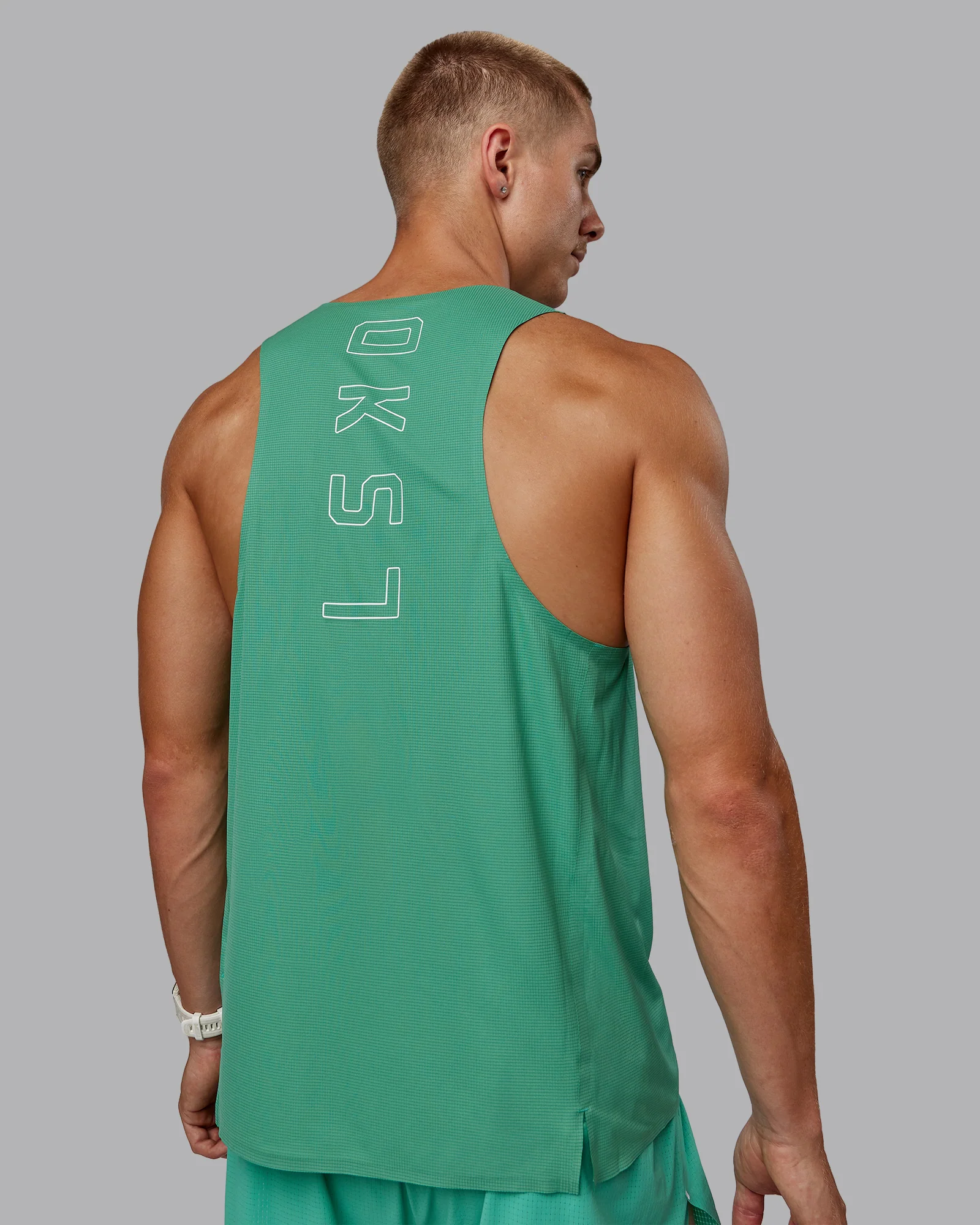 Race Day Performance Tank - Mystic Green - Image 3