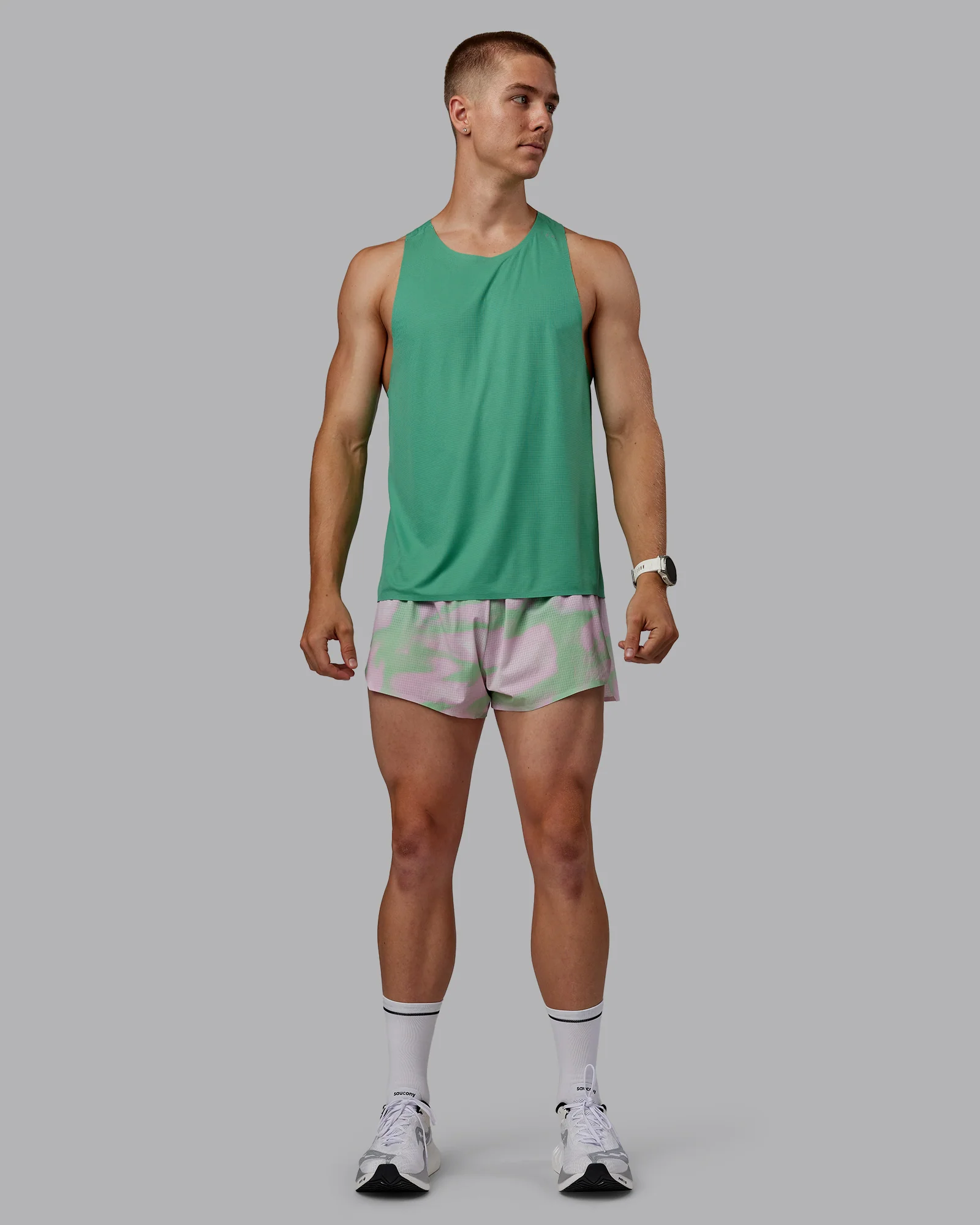 Race Day Performance Tank - Mystic Green - Image 5