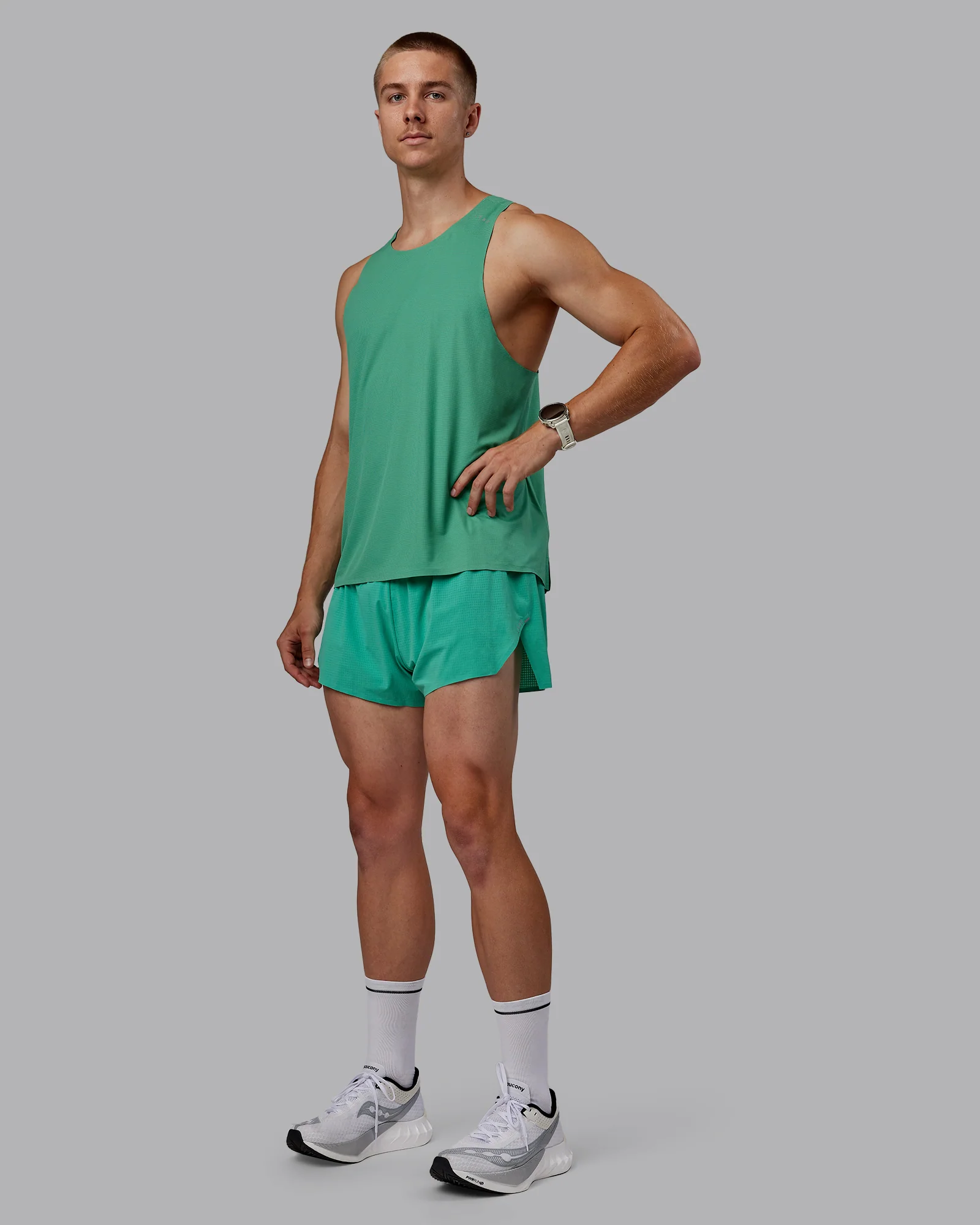 Race Day Performance Tank - Mystic Green - Image 6