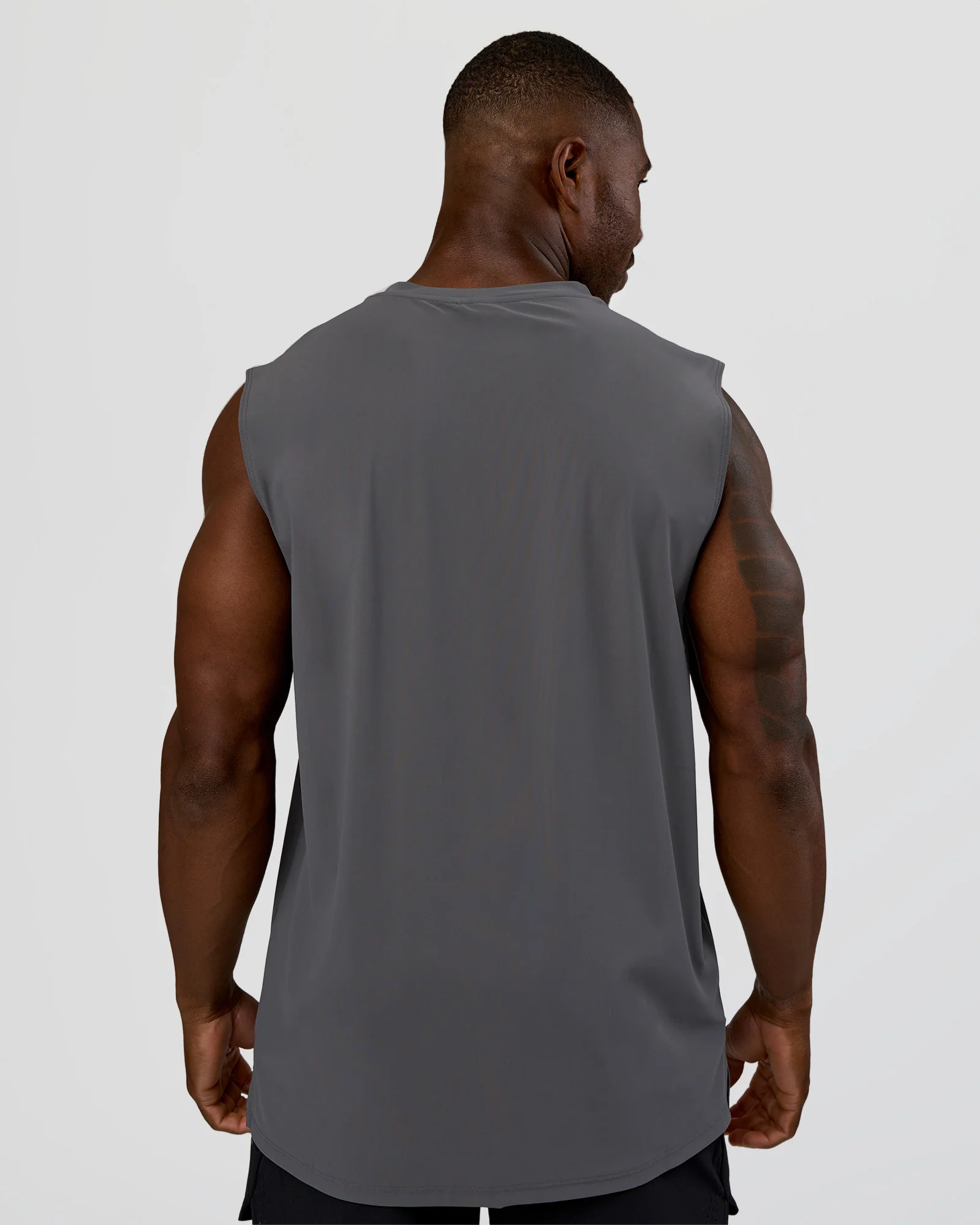 Cadence MicroMotion Muscle Tank - Dark Storm - Image 3