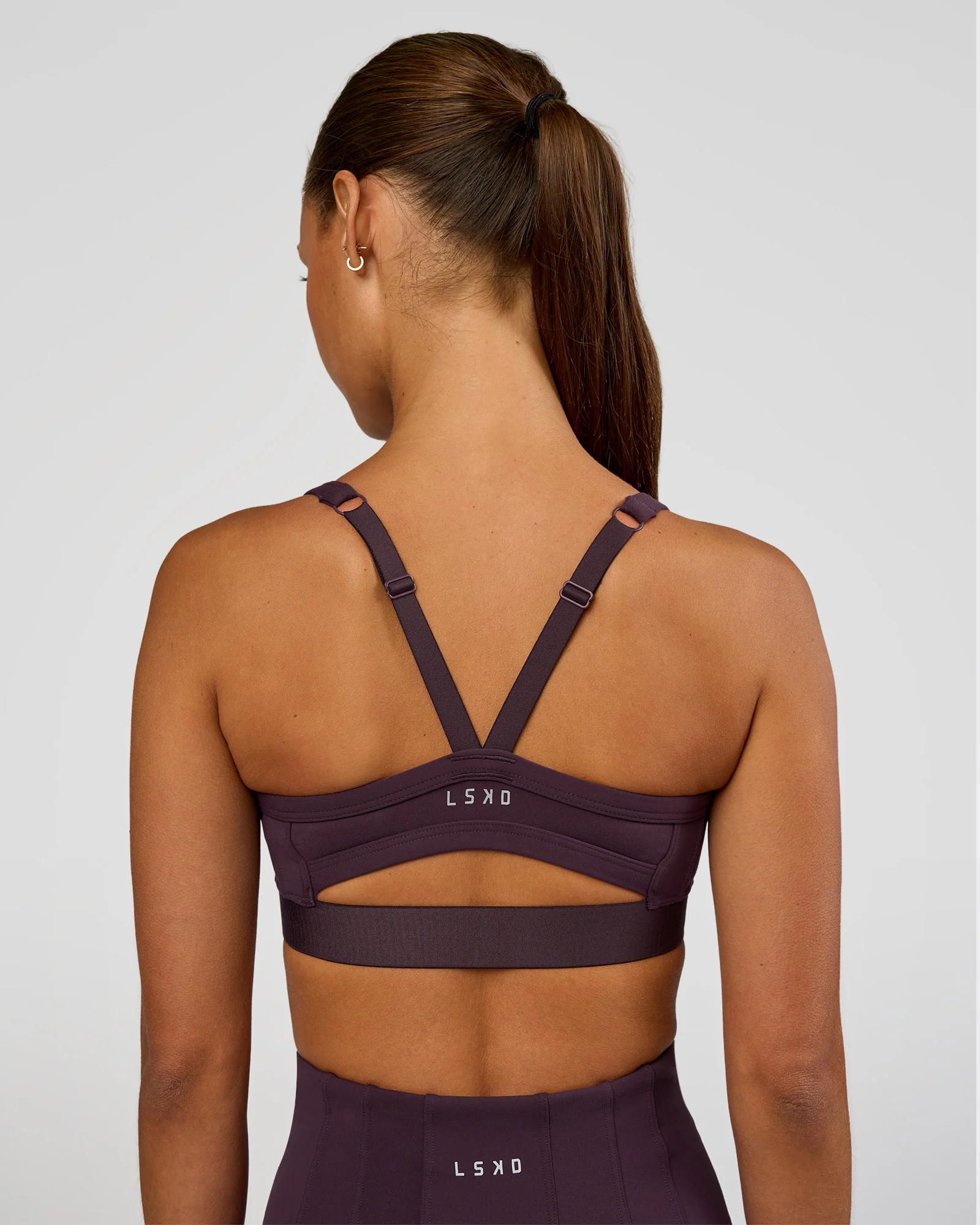 Momentum Corset Sports Bra - Midnight Plum - Image 3