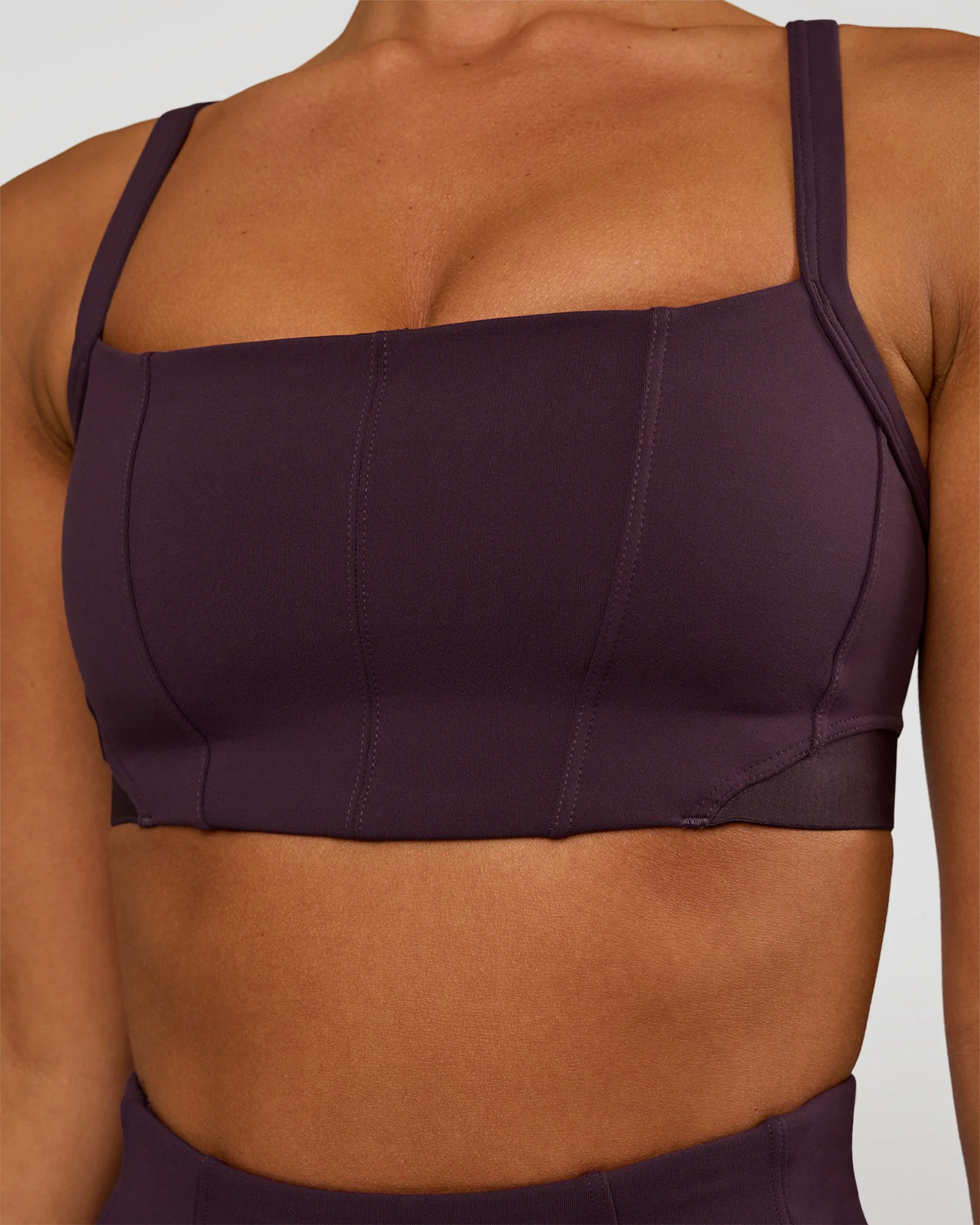 Momentum Corset Sports Bra - Midnight Plum - Image 9