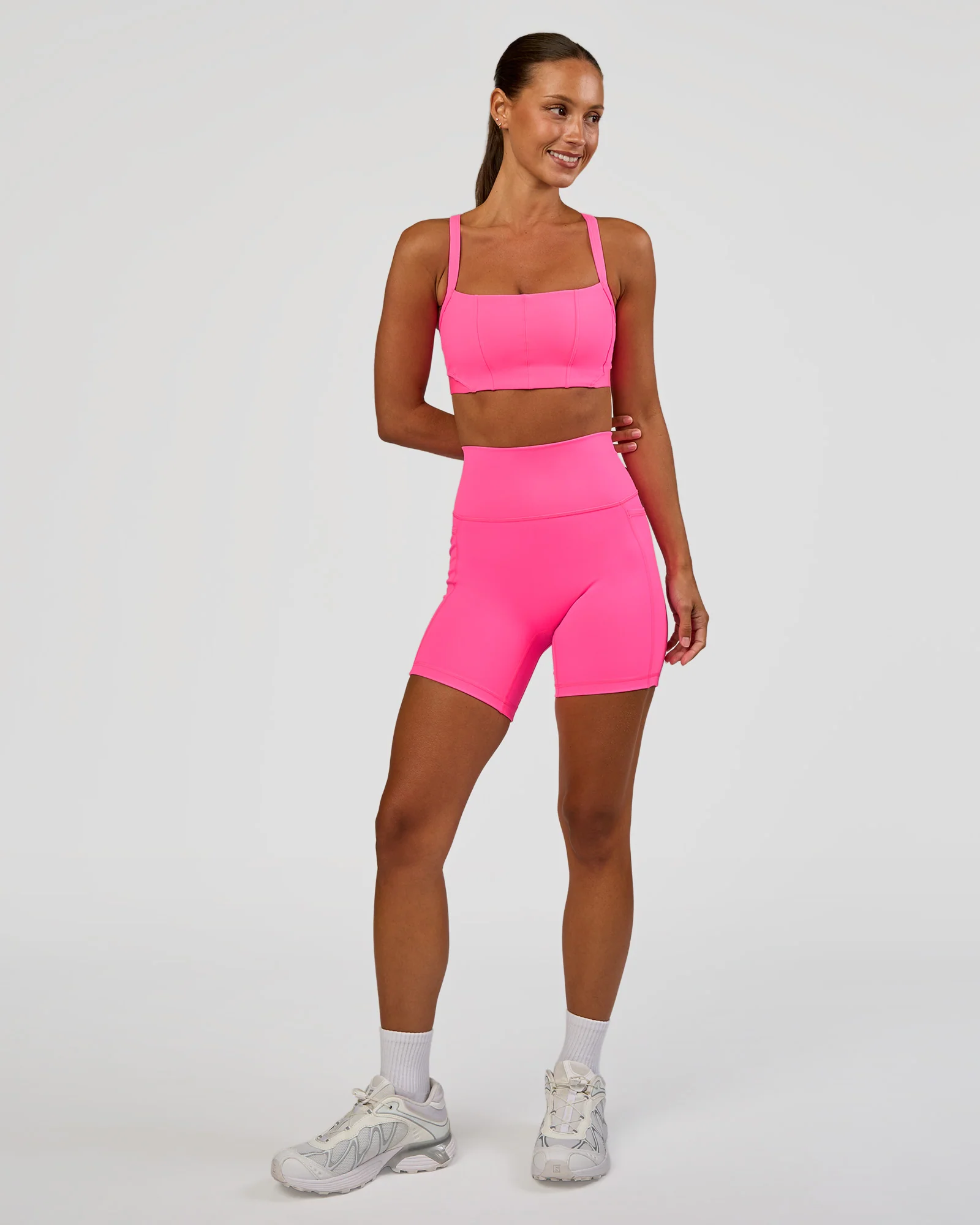 Momentum Corset Sports Bra - Sugar Plum - Image 6
