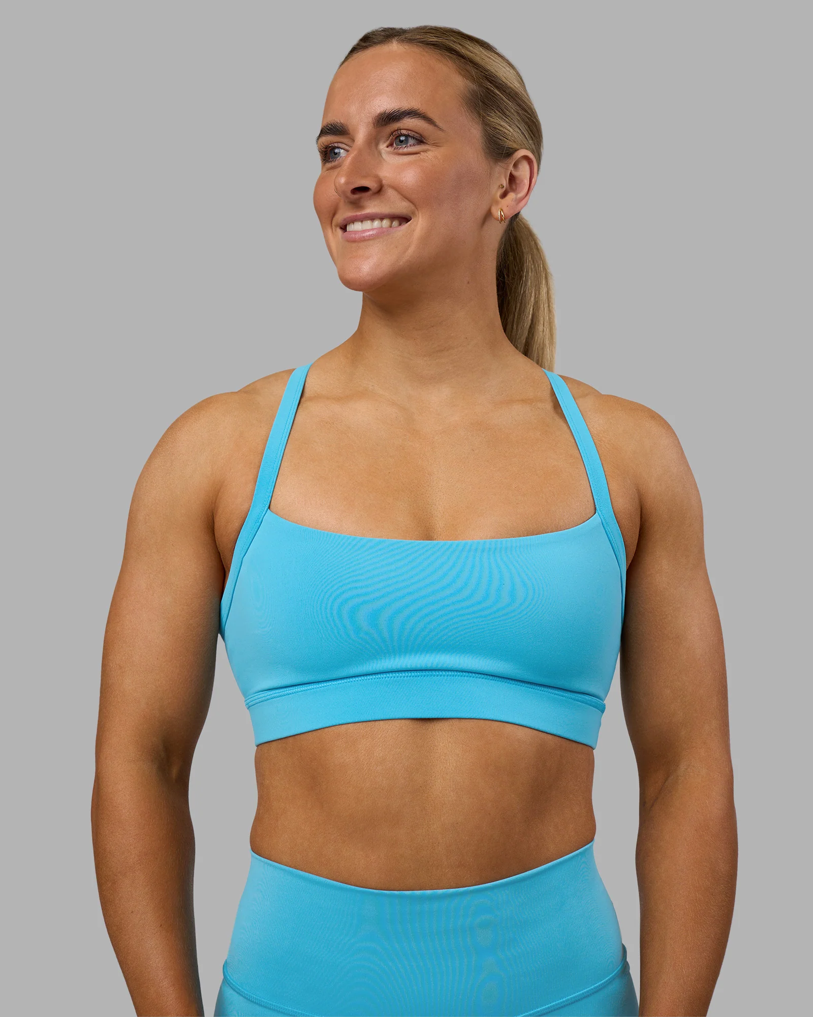 Momentum Sports Bra - Blue Atoll - Image 2
