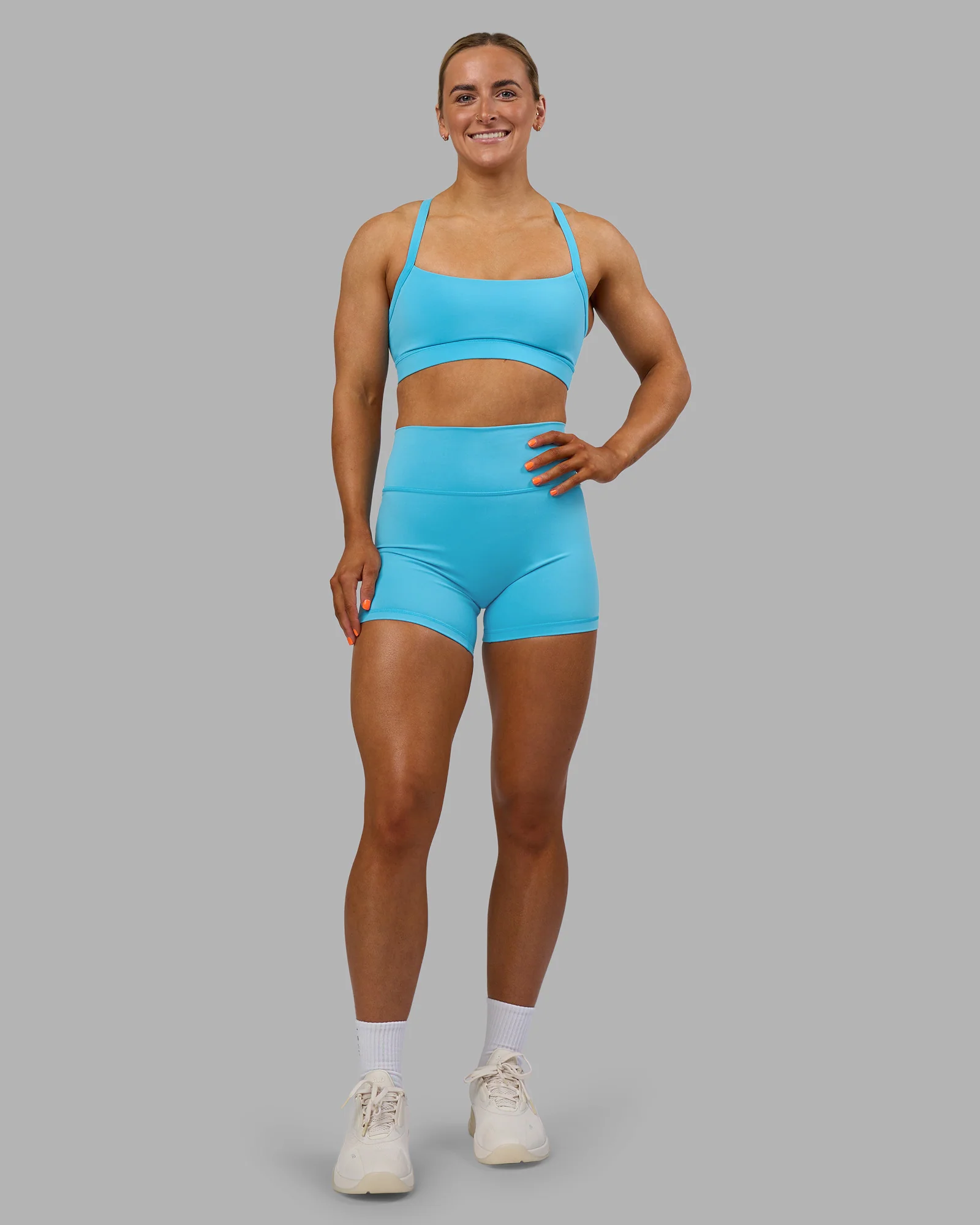 Momentum Sports Bra - Blue Atoll - Image 5
