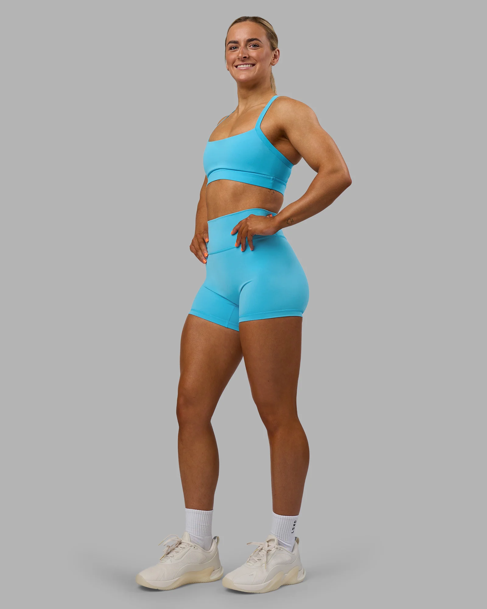 Momentum Sports Bra - Blue Atoll - Image 6