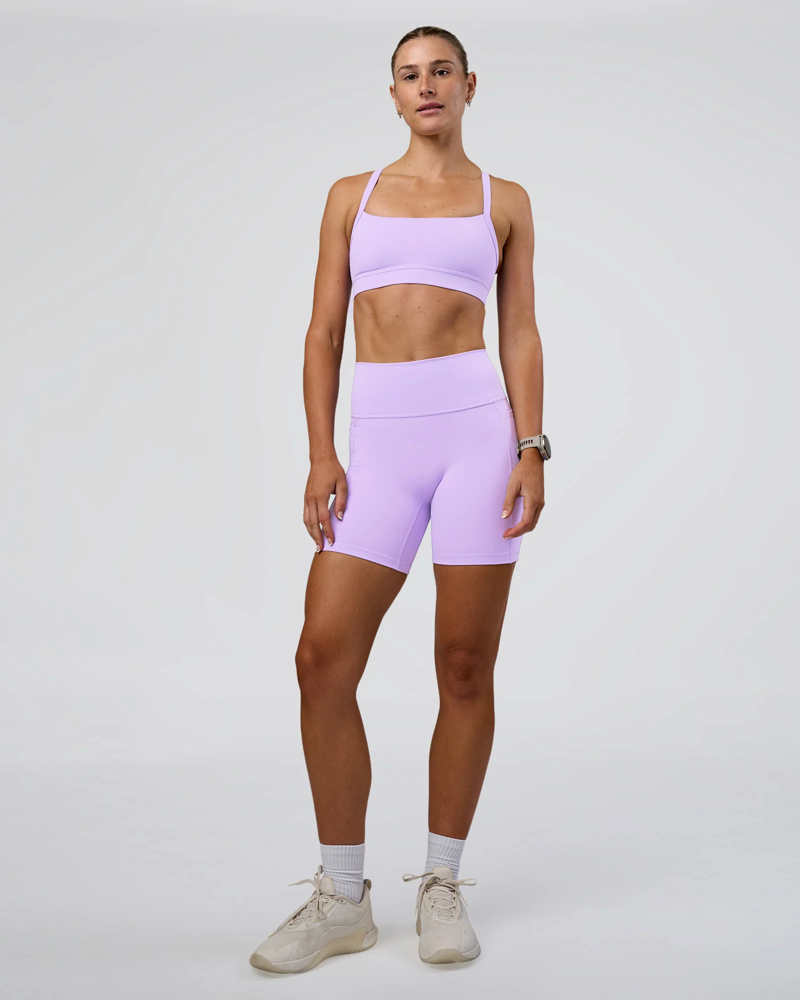 Momentum Sports Bra - Pale Lilac - Image 4