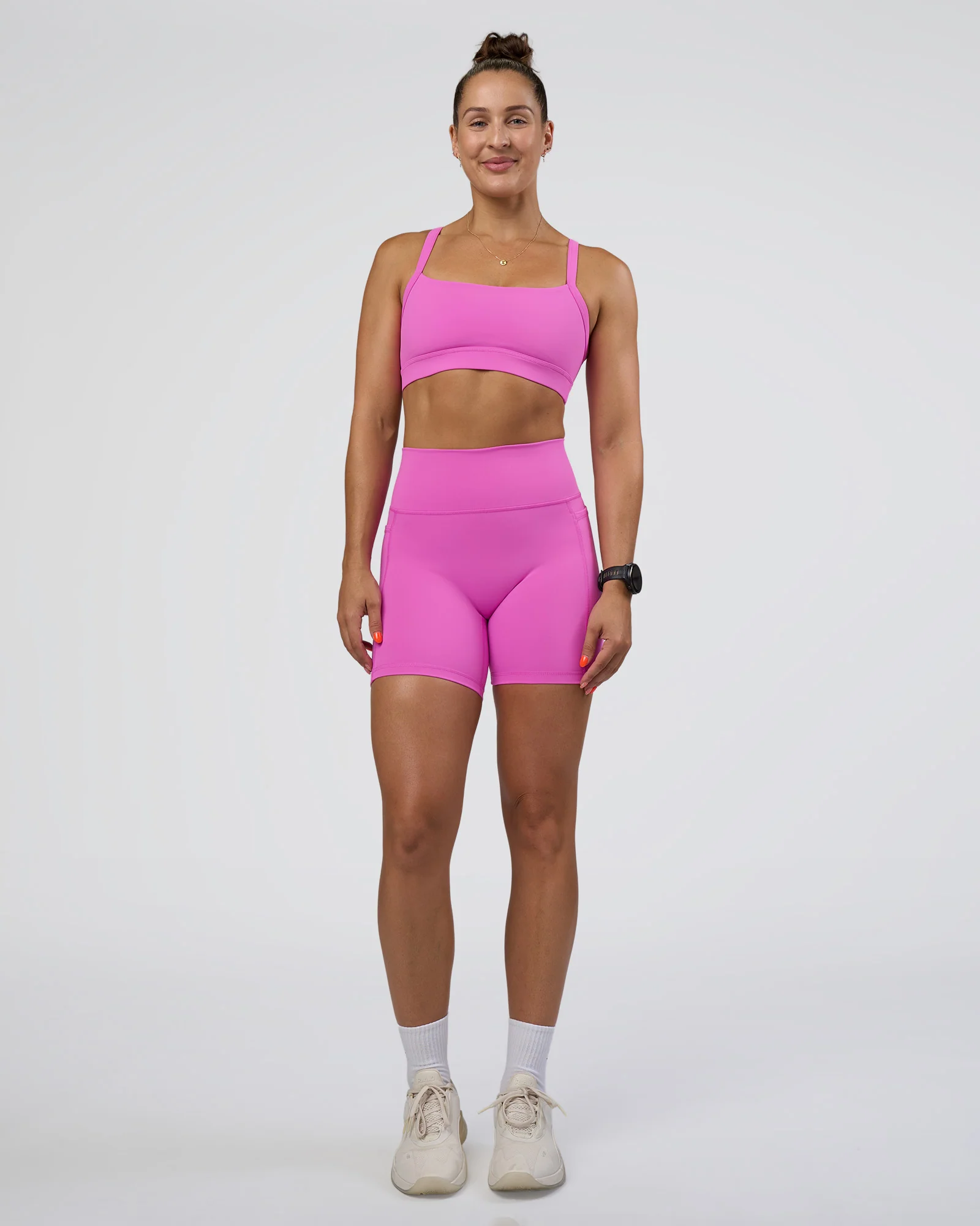 Momentum Sports Bra - Ultra Fuchsia - Image 3