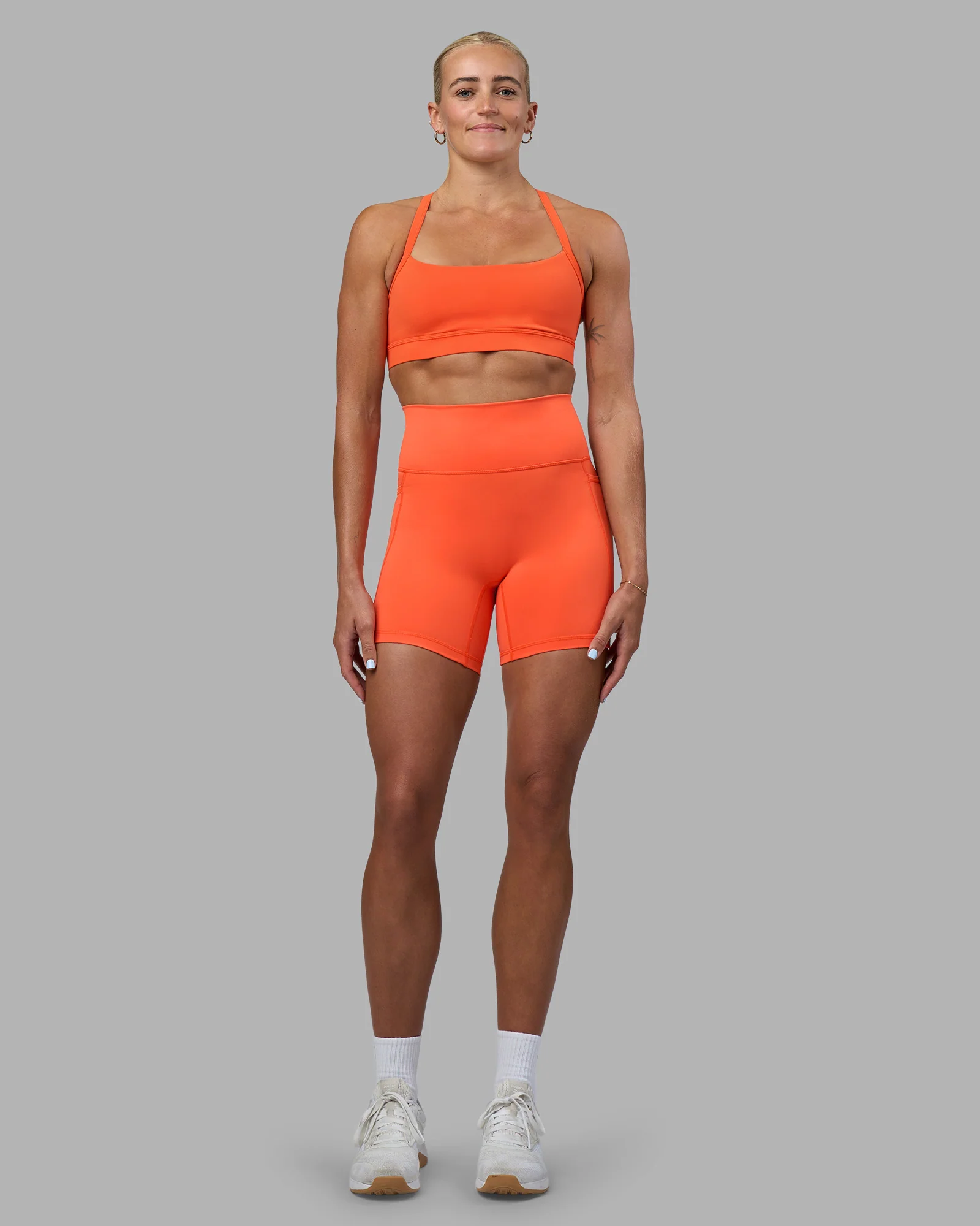 Momentum Sports Bra - Ultra Orange - Image 3