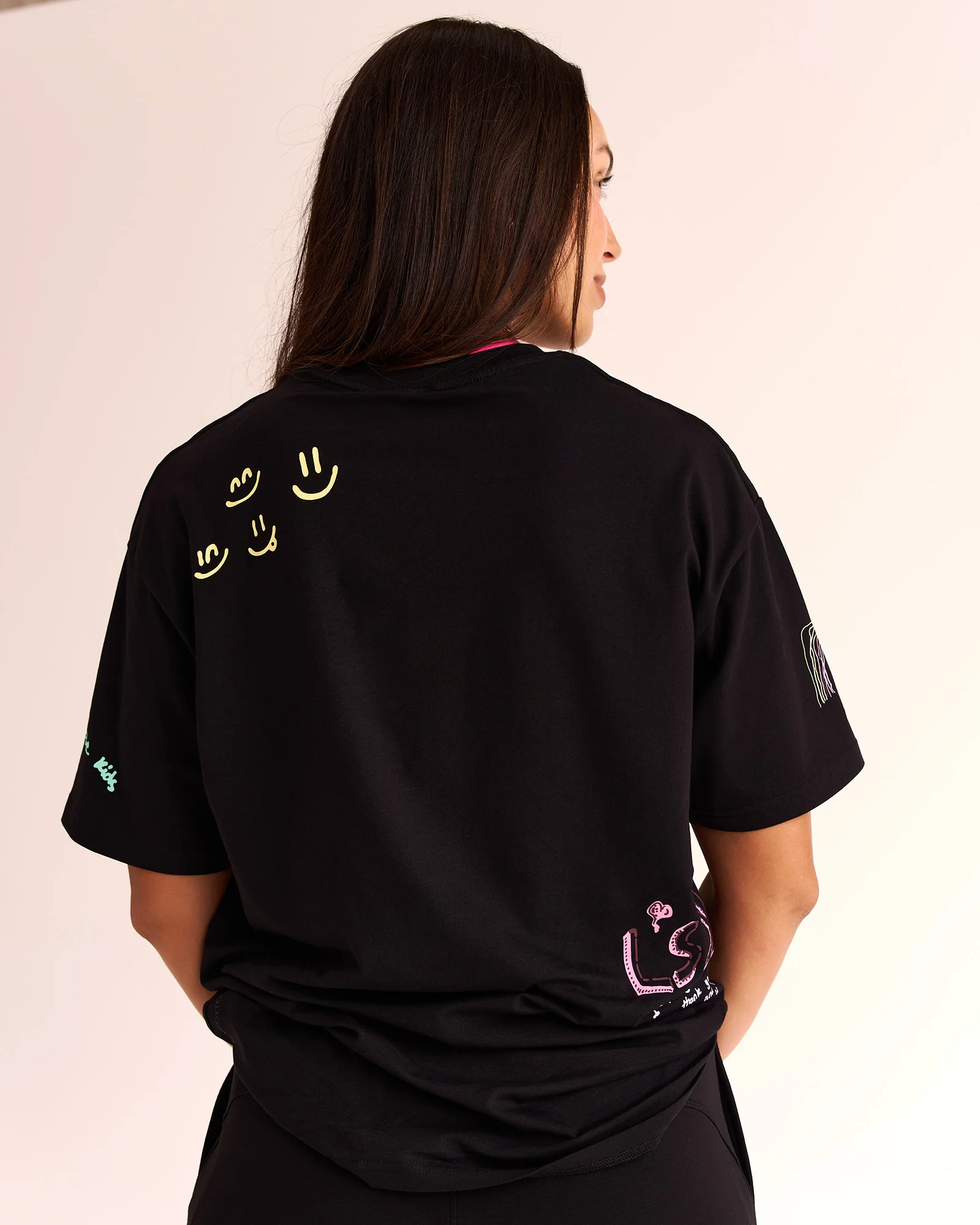 Mother's Day FLXCotton Oversize Tee - Black - Image 11