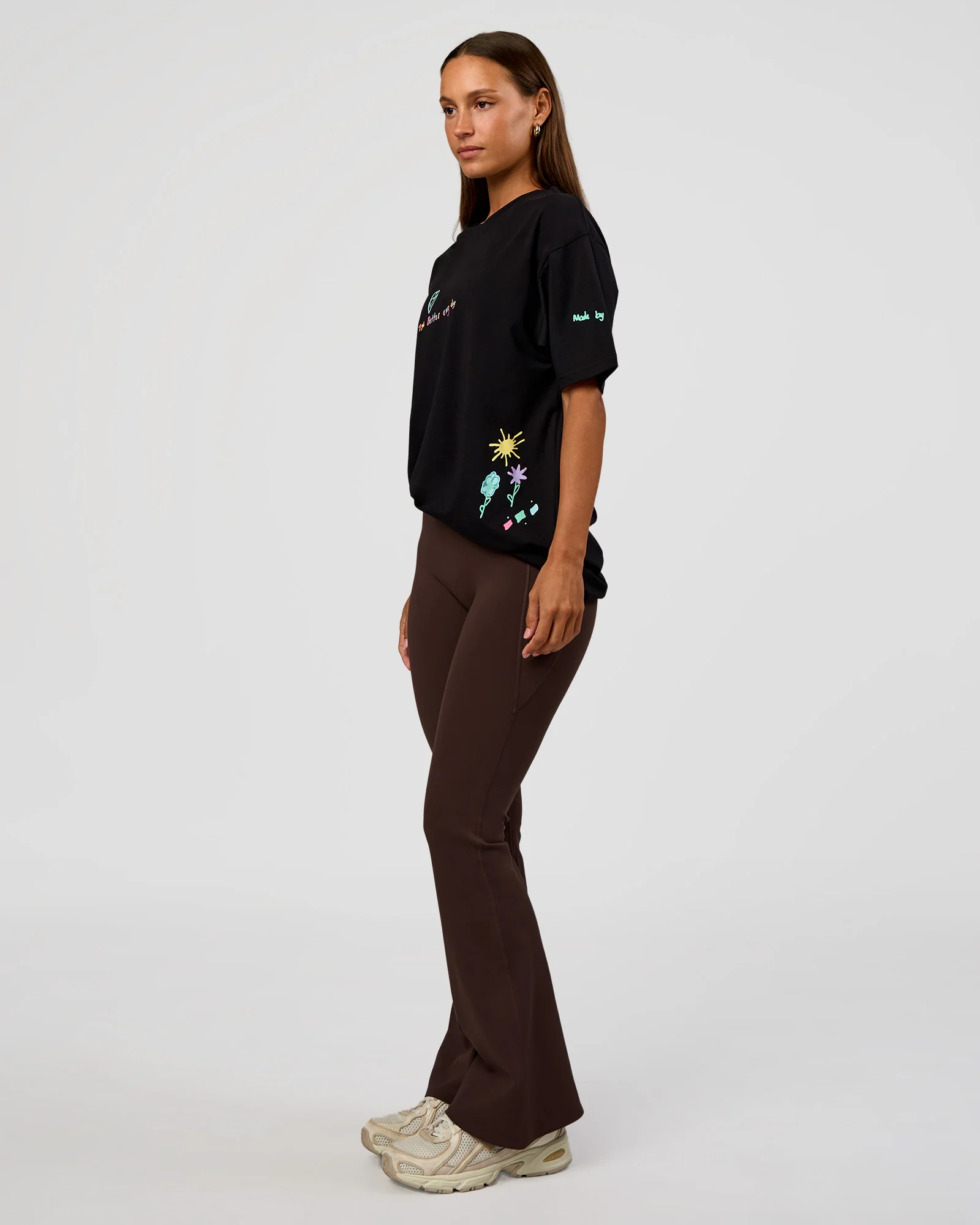 Mother's Day FLXCotton Oversize Tee - Black - Image 14