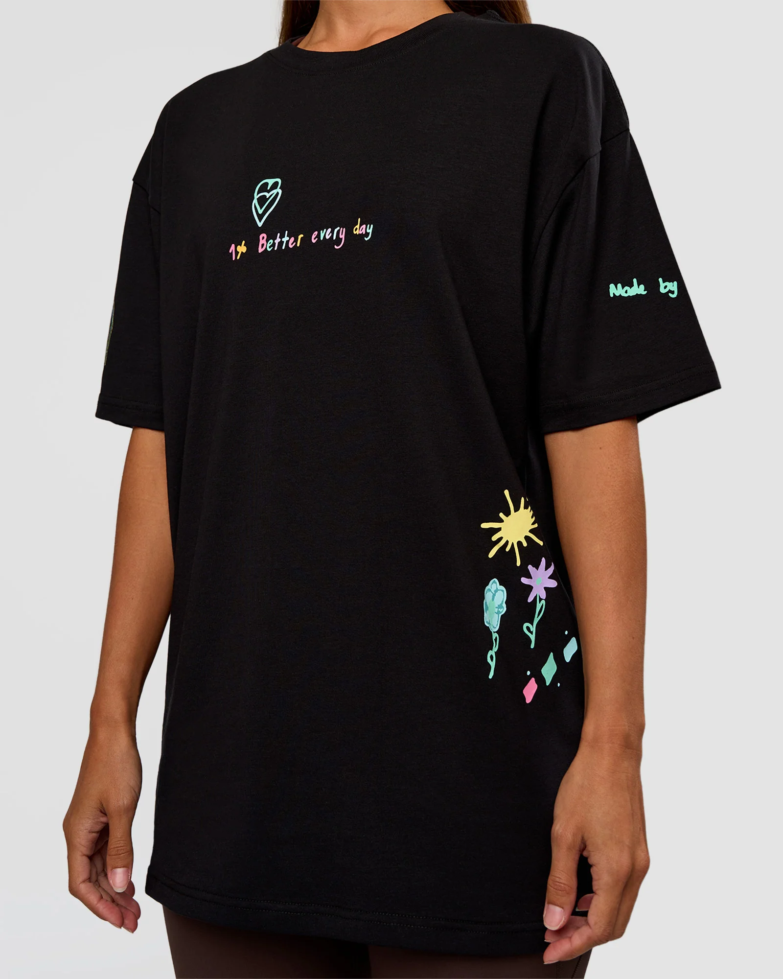 Mother's Day FLXCotton Oversize Tee - Black - Image 15