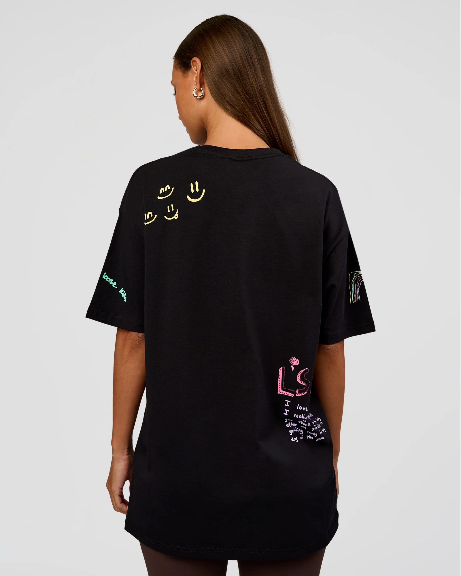 Mother's Day FLXCotton Oversize Tee - Black - Image 16