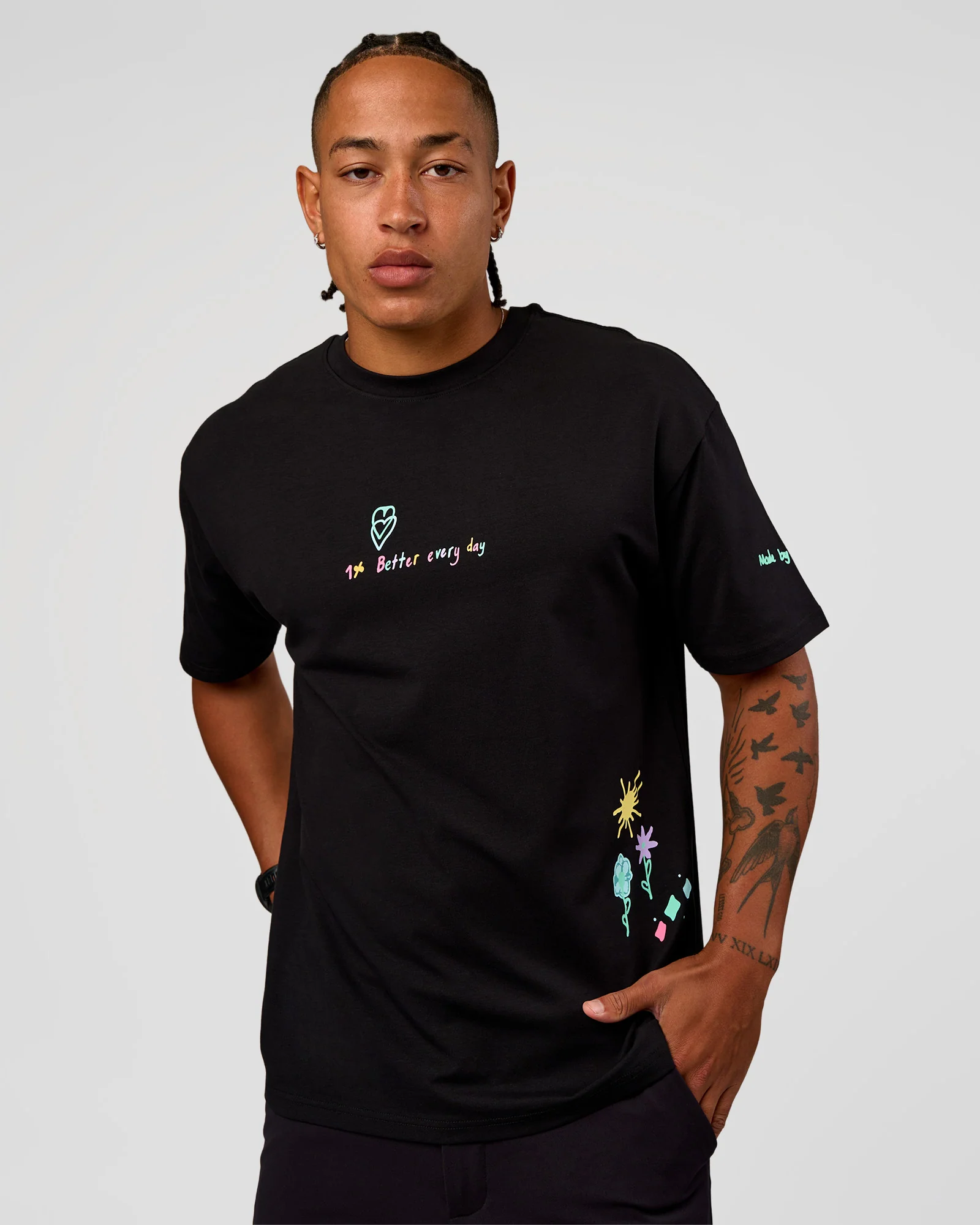 Mother's Day FLXCotton Oversize Tee - Black - Image 4