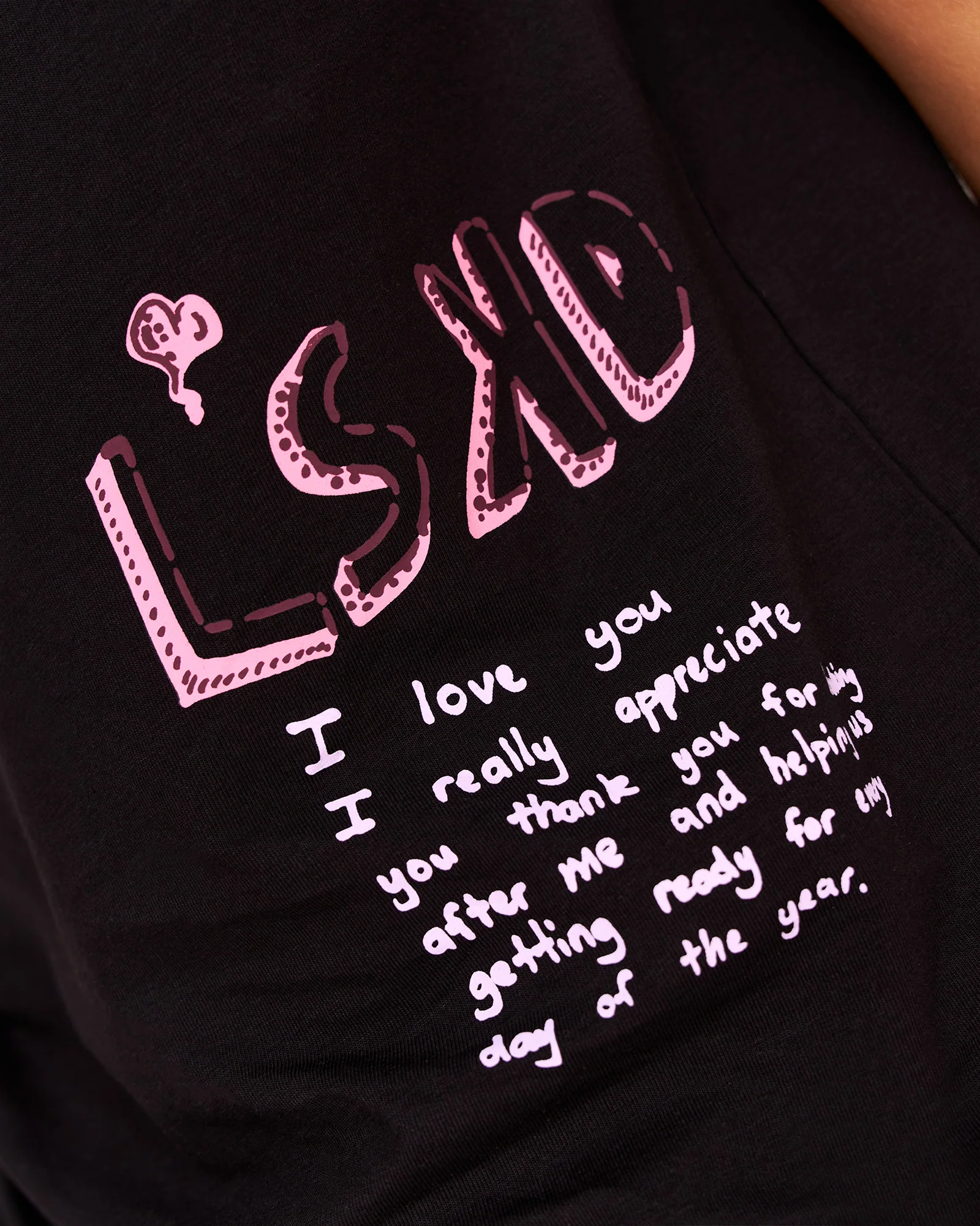 Mother's Day FLXCotton Oversize Tee - Black - Image 6