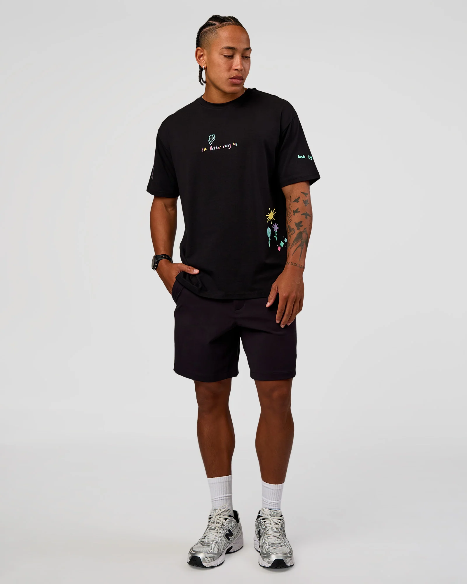Mother's Day FLXCotton Oversize Tee - Black - Image 8