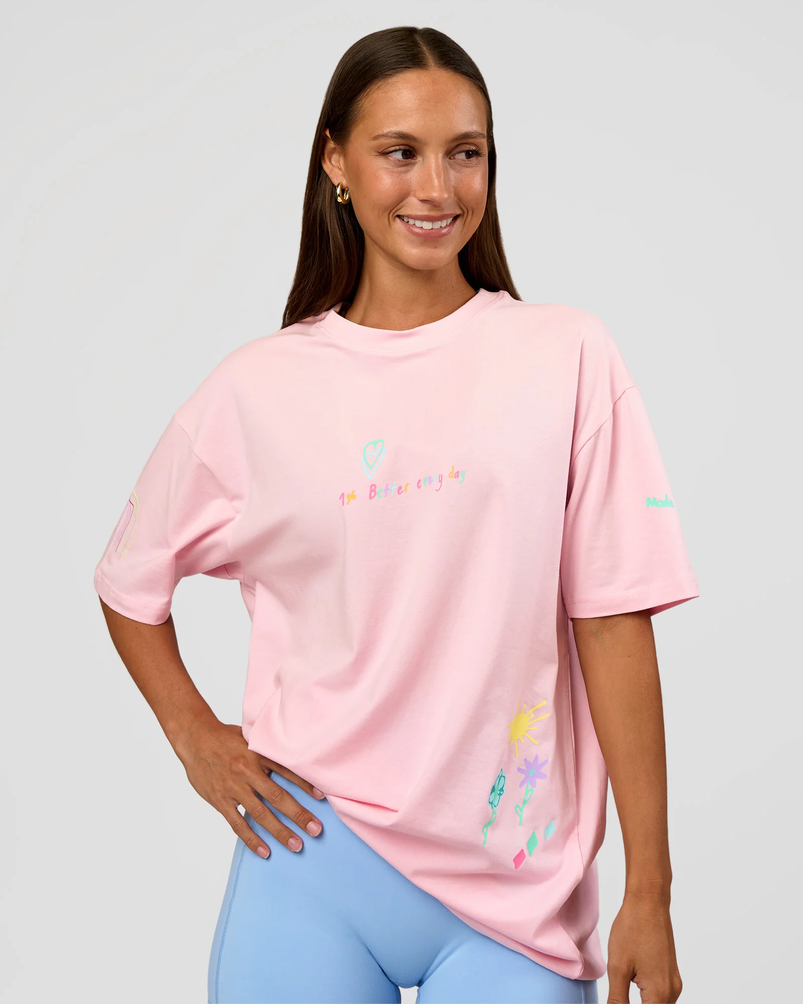Mother's Day FLXCotton Oversize Tee - Marshmallow - Image 3
