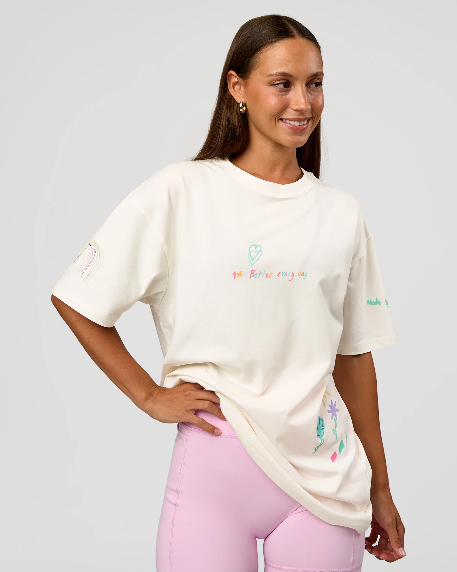 Mother's Day FLXCotton Oversize Tee - Off White - Image 11