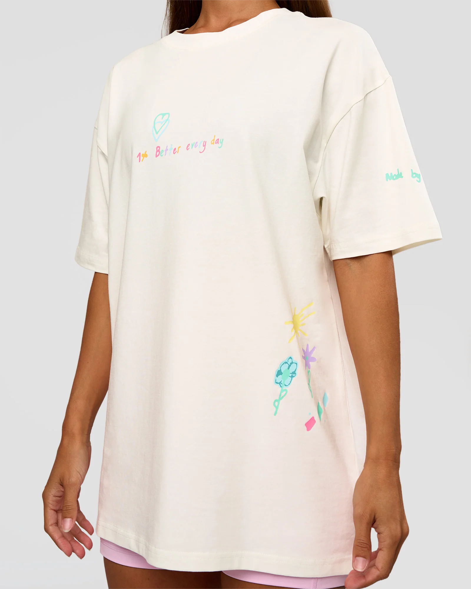 Mother's Day FLXCotton Oversize Tee - Off White - Image 16