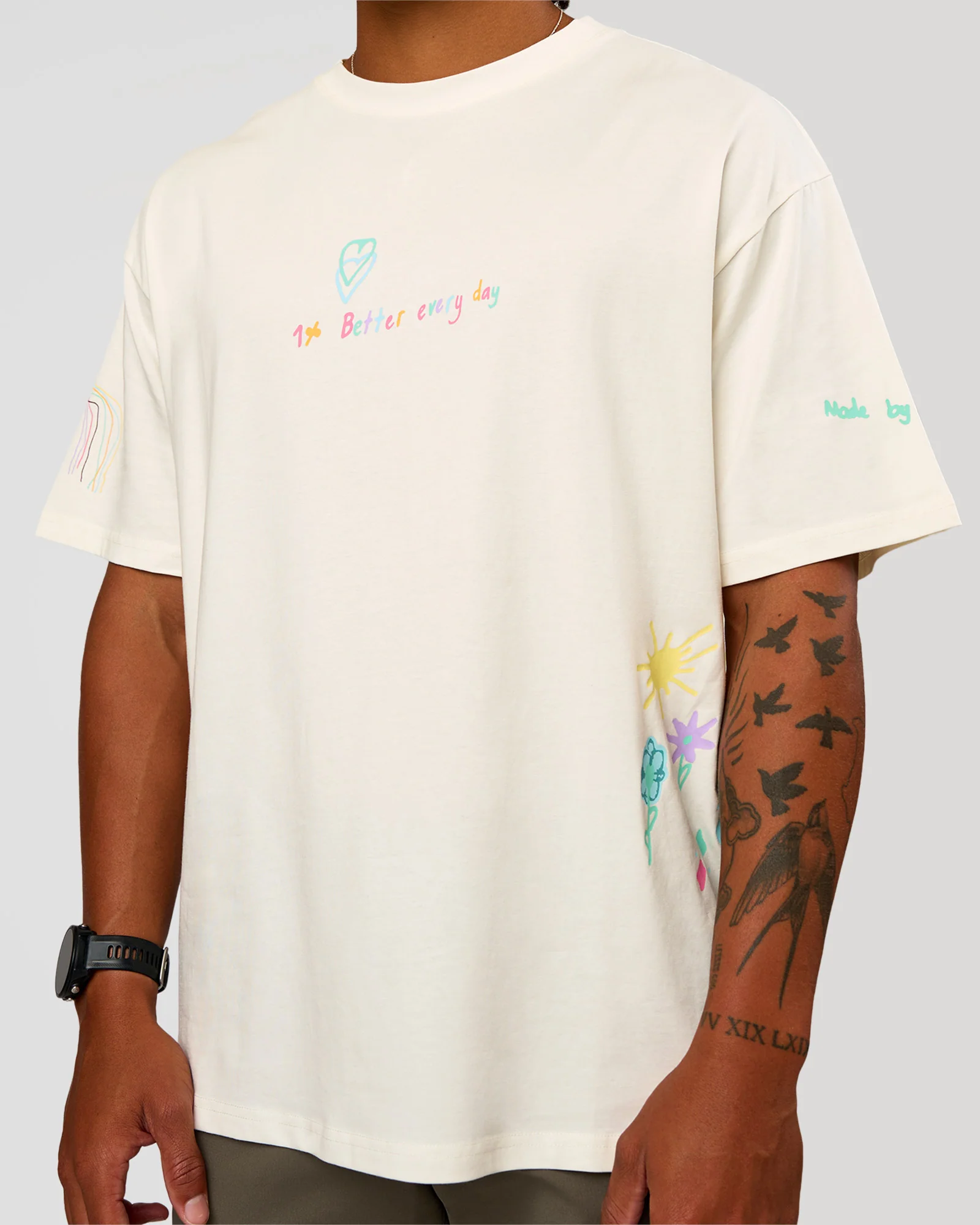 Mother's Day FLXCotton Oversize Tee - Off White - Image 17