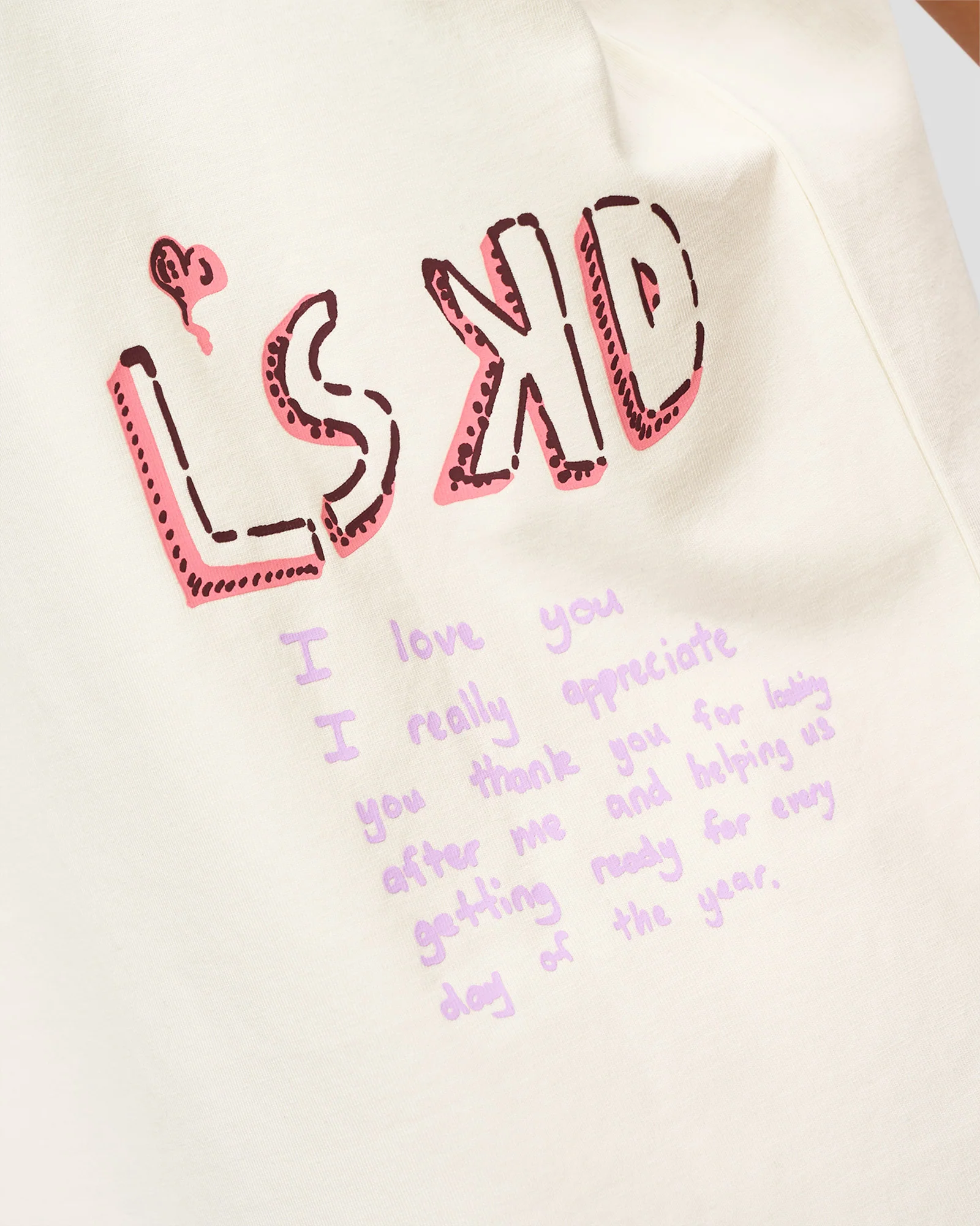 Mother's Day FLXCotton Oversize Tee - Off White - Image 7