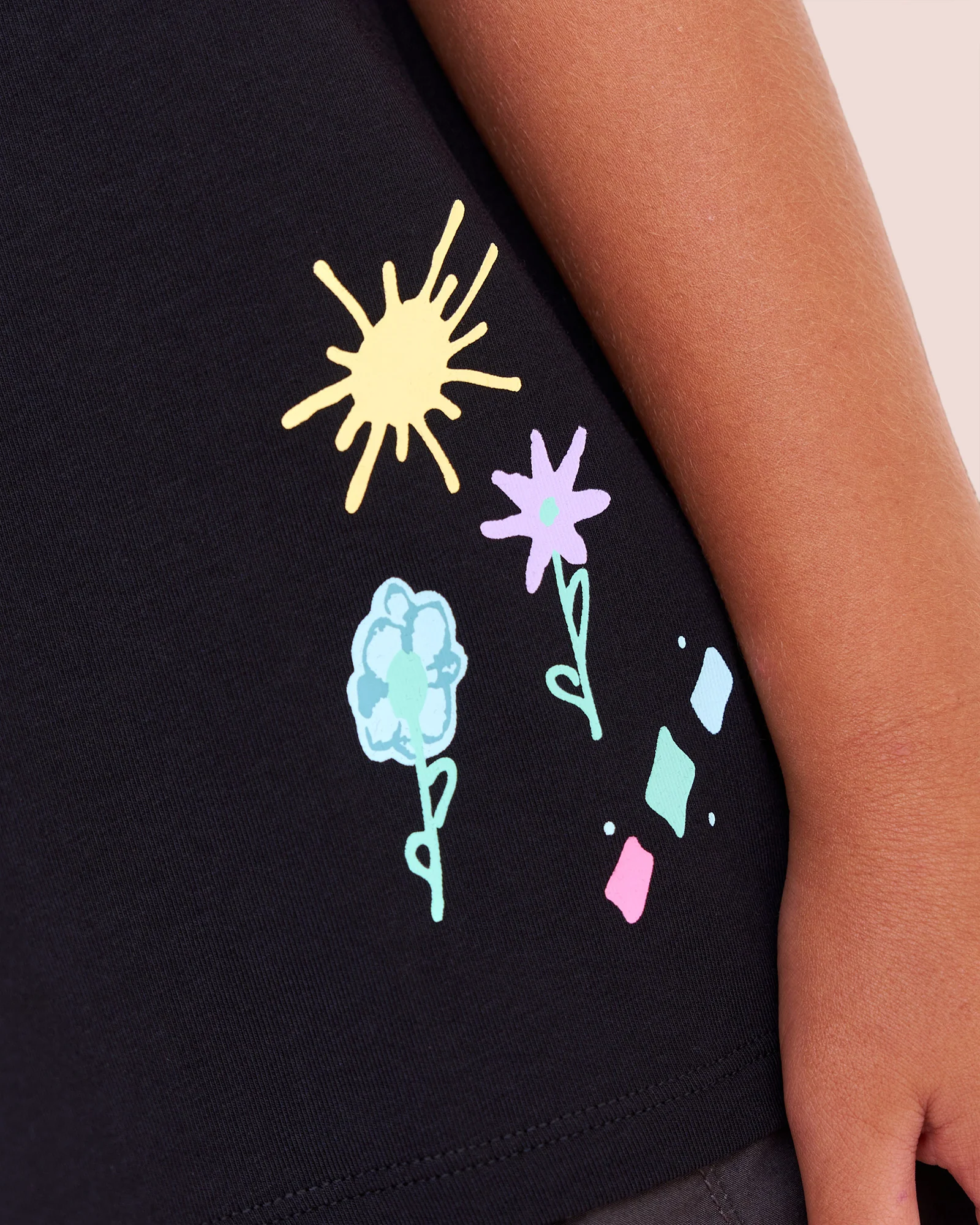 Mother's Day Mini Me Kids FLXCotton Tee  - Black - Image 3