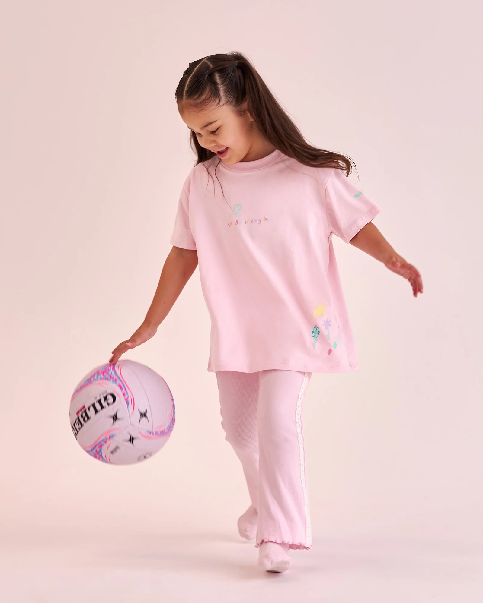 Mother's Day Mini Me Kids FLXCotton Tee  - Marshmallow - Image 4