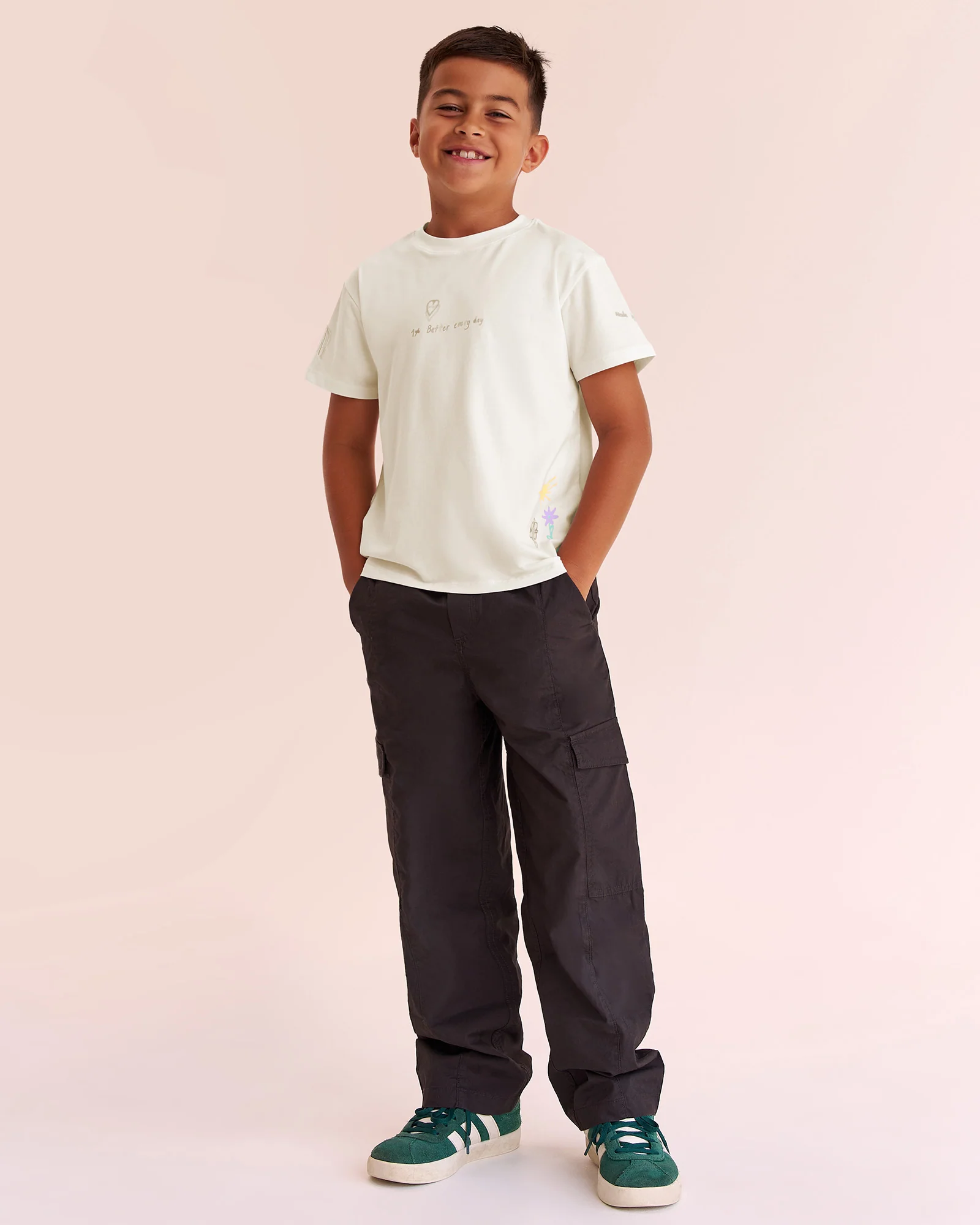 Mother's Day Mini Me Kids FLXCotton Tee  - Off White - Image 2