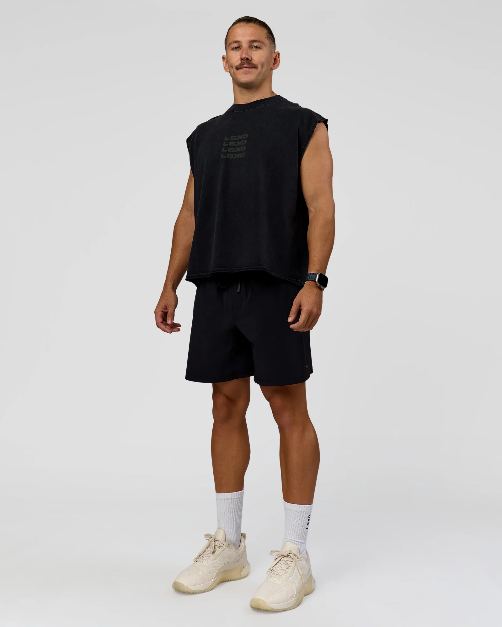 Move Fast Heavyweight Boxed Tank - Black Washed - Image 6