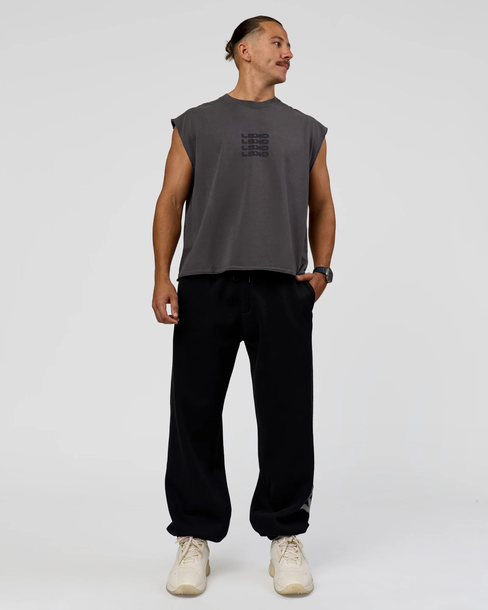Move Fast Heavyweight Boxed Tank - Dark Storm Washed - Image 6