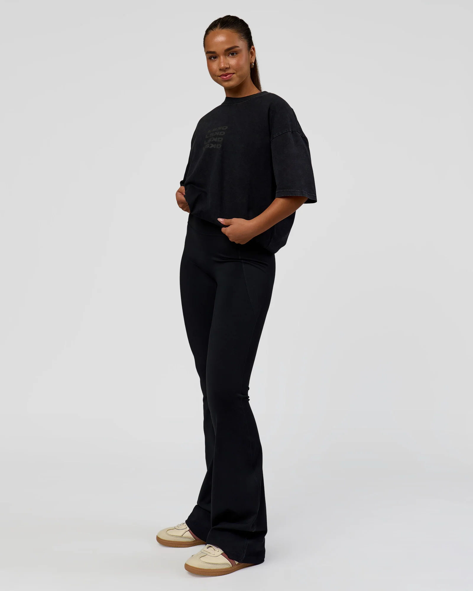 Move Fast Heavyweight Oversized Tee - Black Washed - Image 12