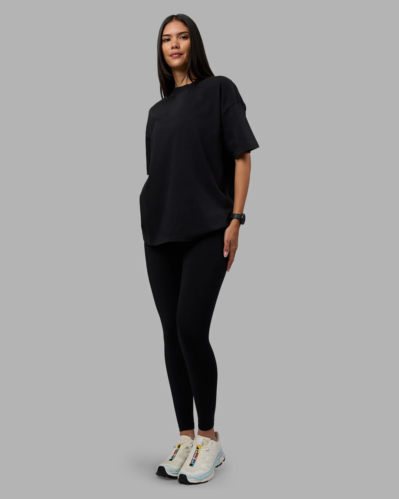 Move Fast Washed Heavyweight Tee Oversize - Black-Island Paradise - Image 11