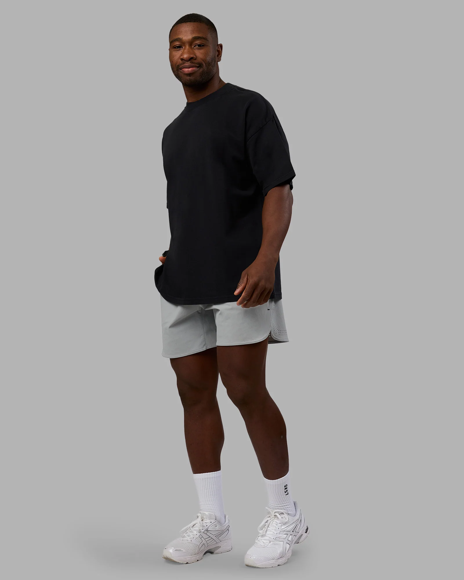 Move Fast Washed Heavyweight Tee Oversize - Black-Island Paradise - Image 4