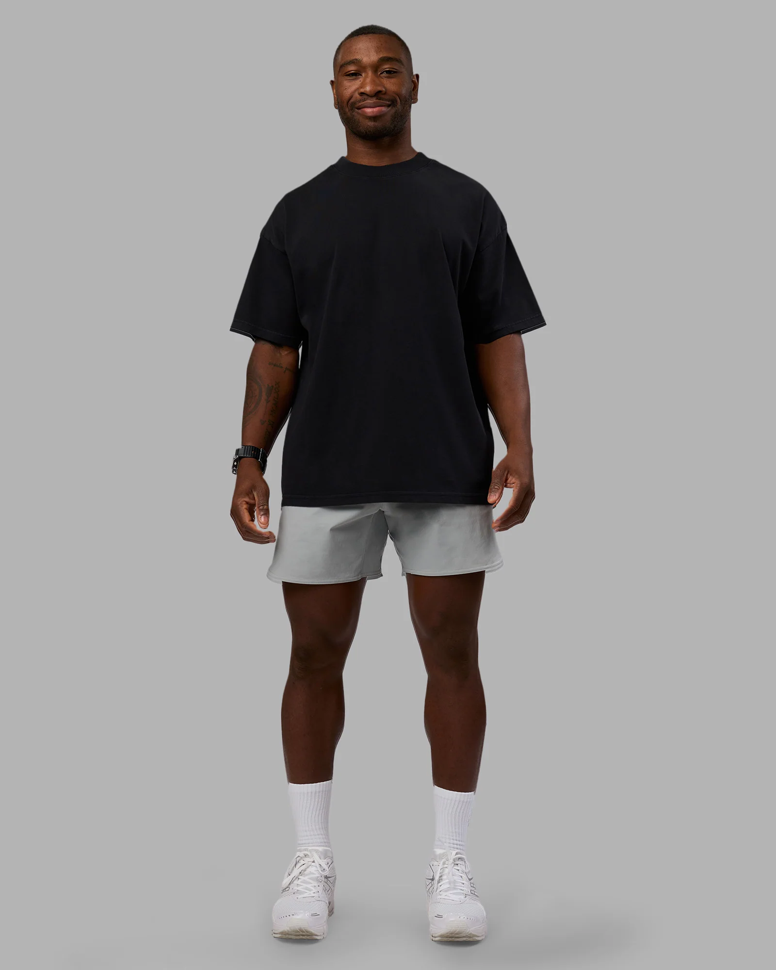 Move Fast Washed Heavyweight Tee Oversize - Black-Island Paradise - Image 7