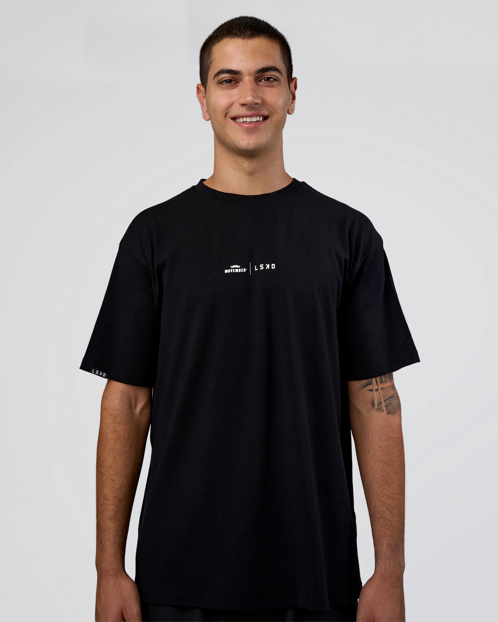 Movember 2025 FLXCotton Oversize Tee - Black - Image 3