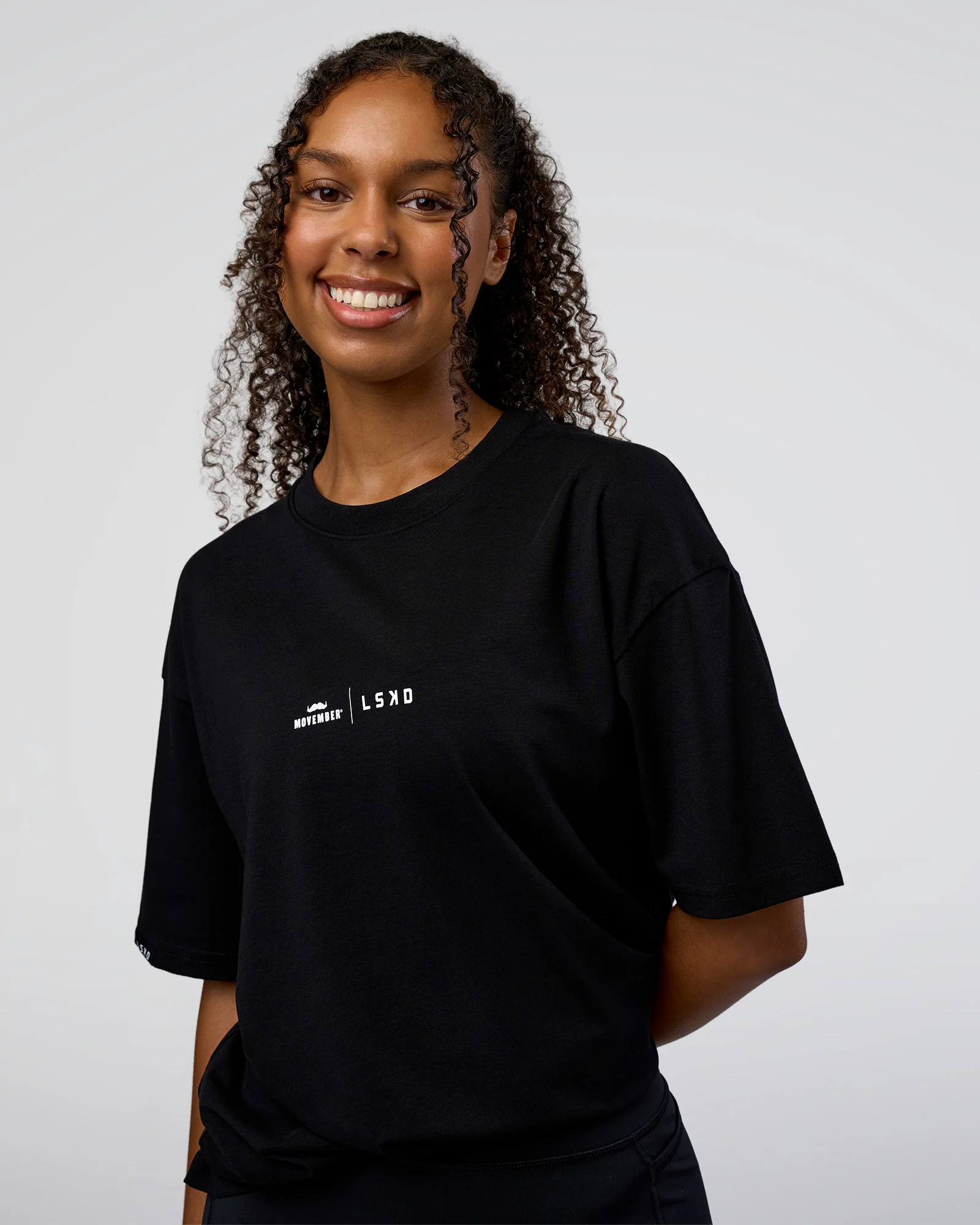 Movember 2025 FLXCotton Oversize Tee - Black - Image 5