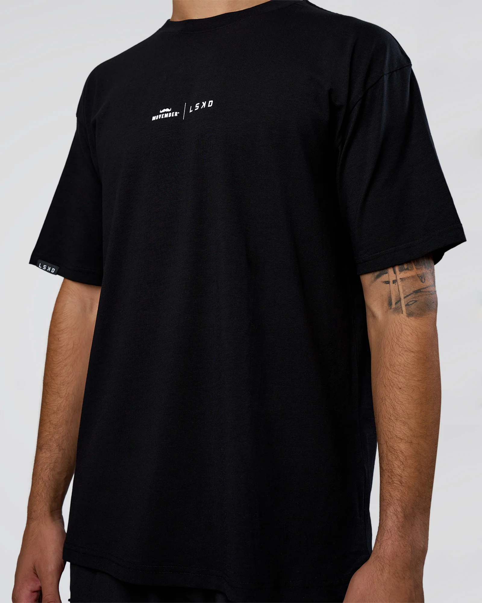 Movember 2025 FLXCotton Oversize Tee - Black - Image 9